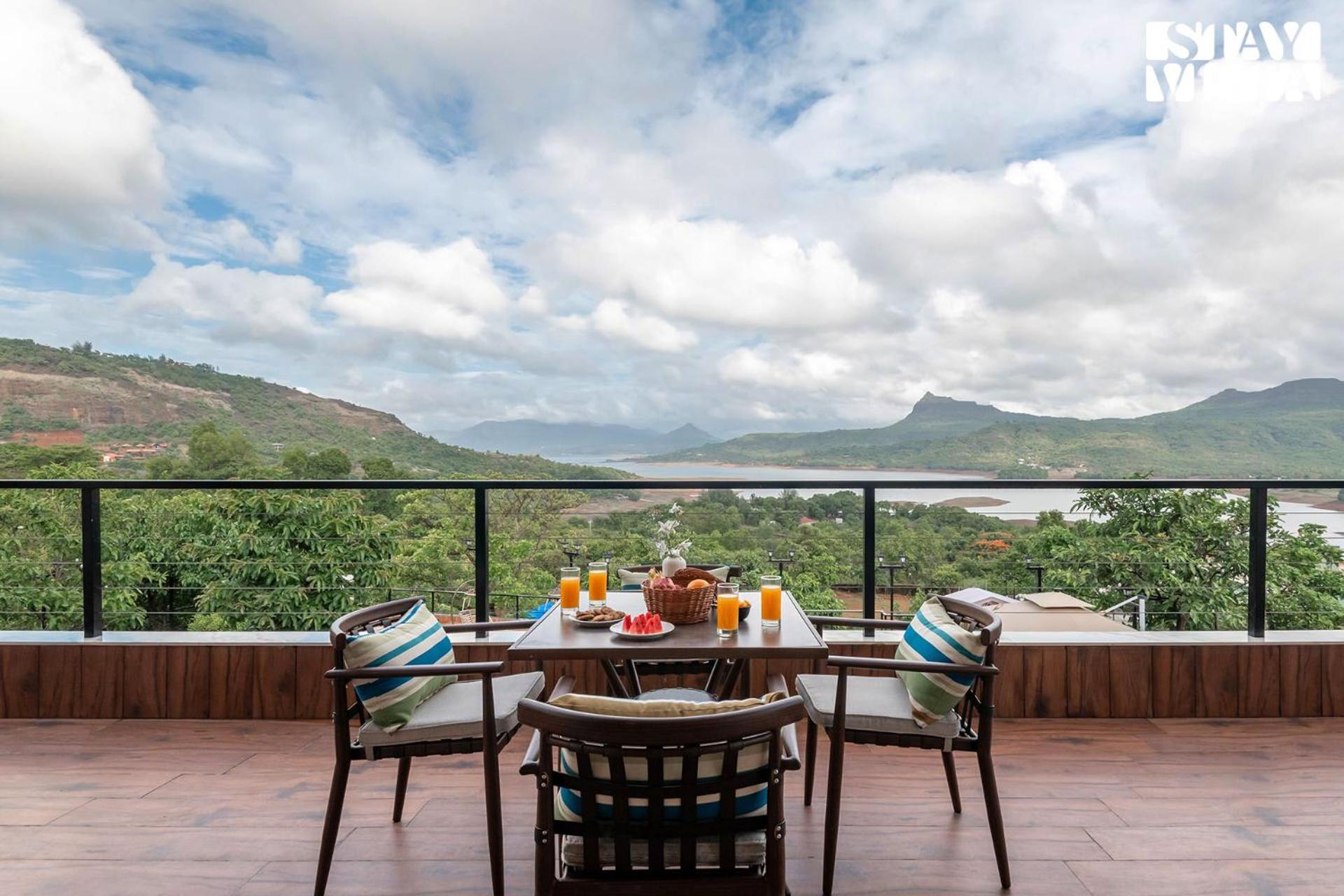 StayVista at La Nirvana with Pool, Music Speaker & Indoor-Outdoor Game view 4