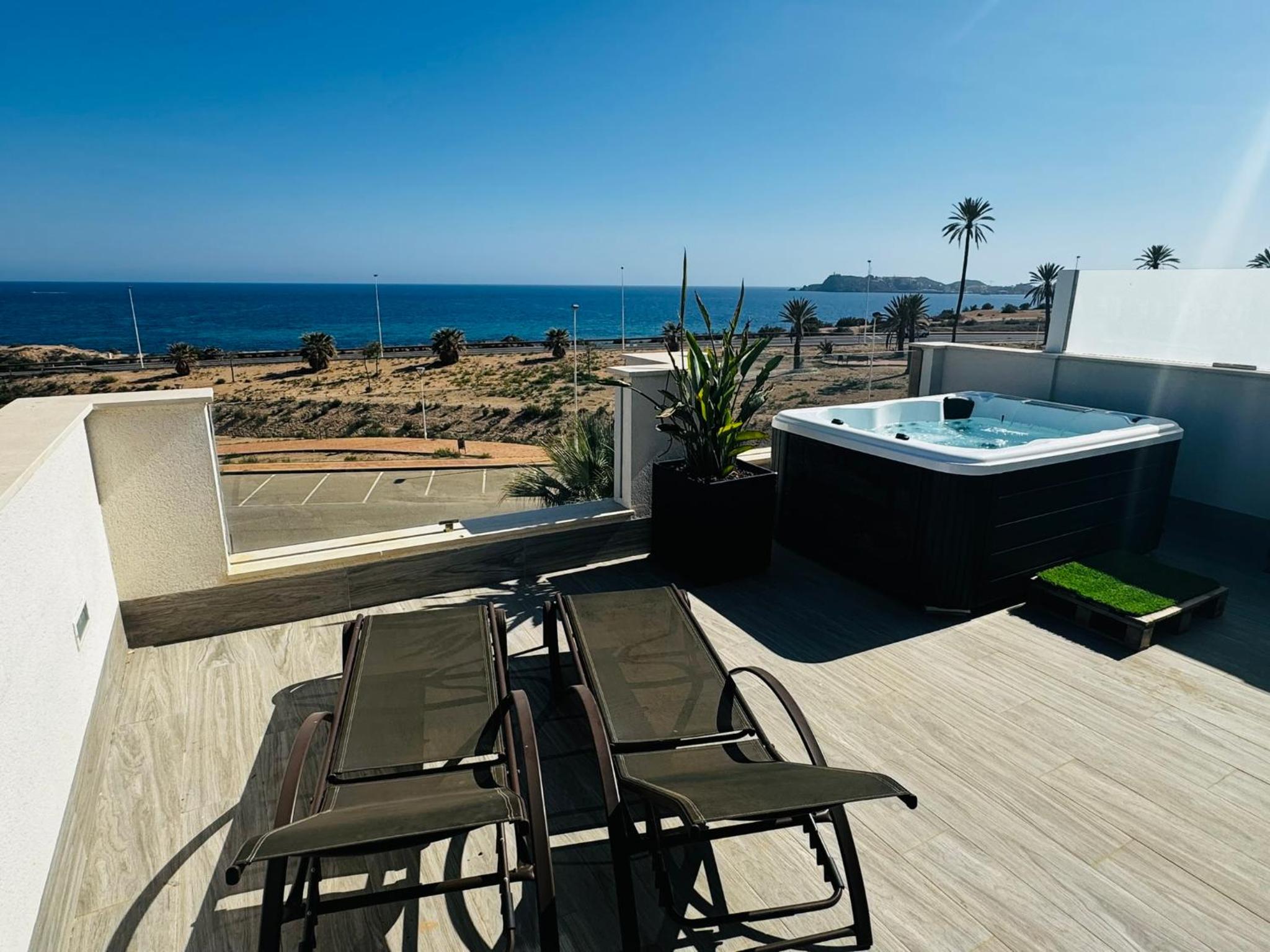 Apartamentos Calanegra con Piscina y Solárium en Puerto de Mazarrón Costa Cálida