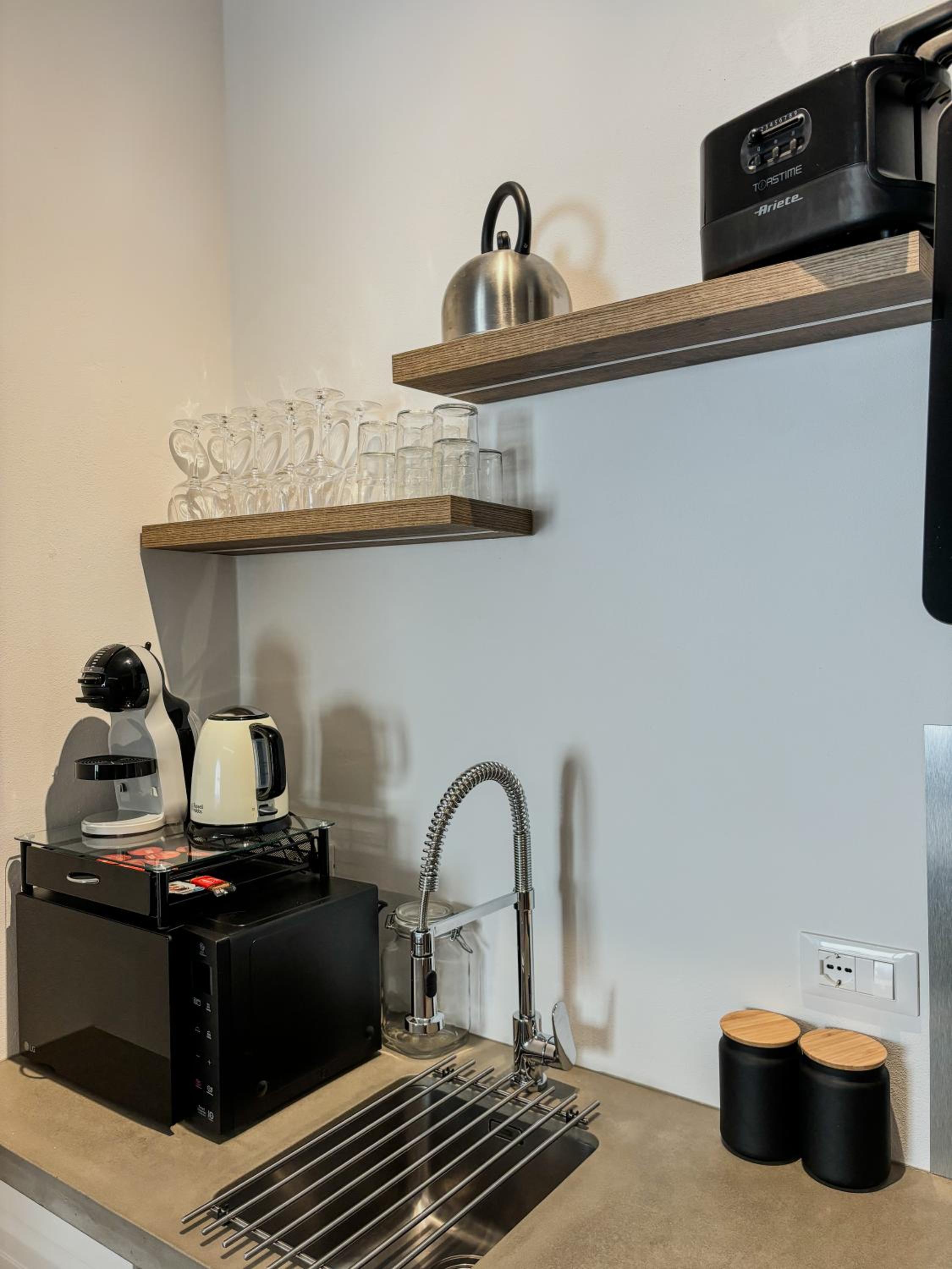 Il Pozzo en Siena — kitchen