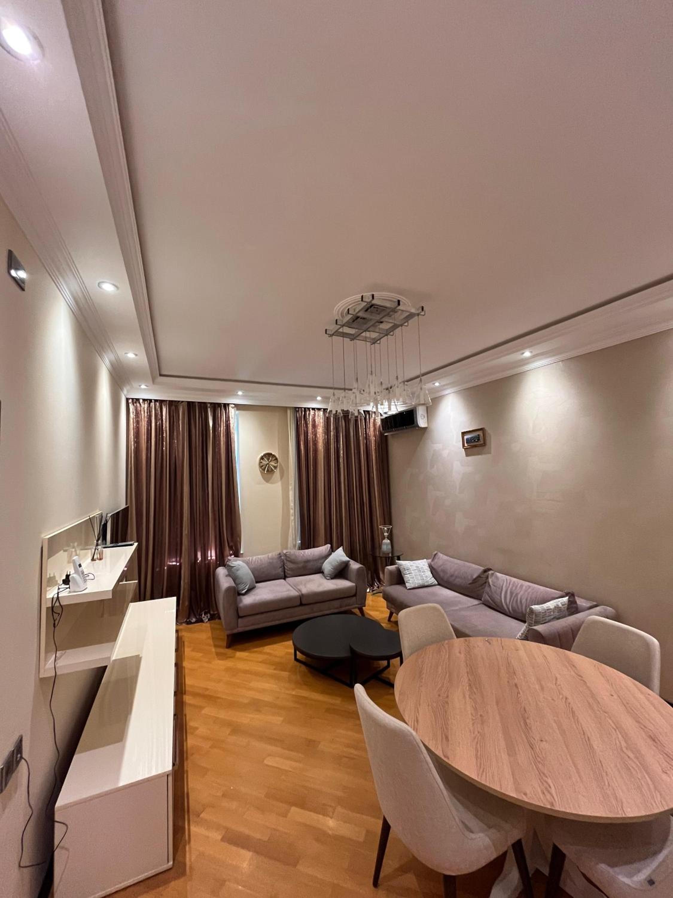 Modern 2BR Cozy Haven on Nizami St with a Balcony