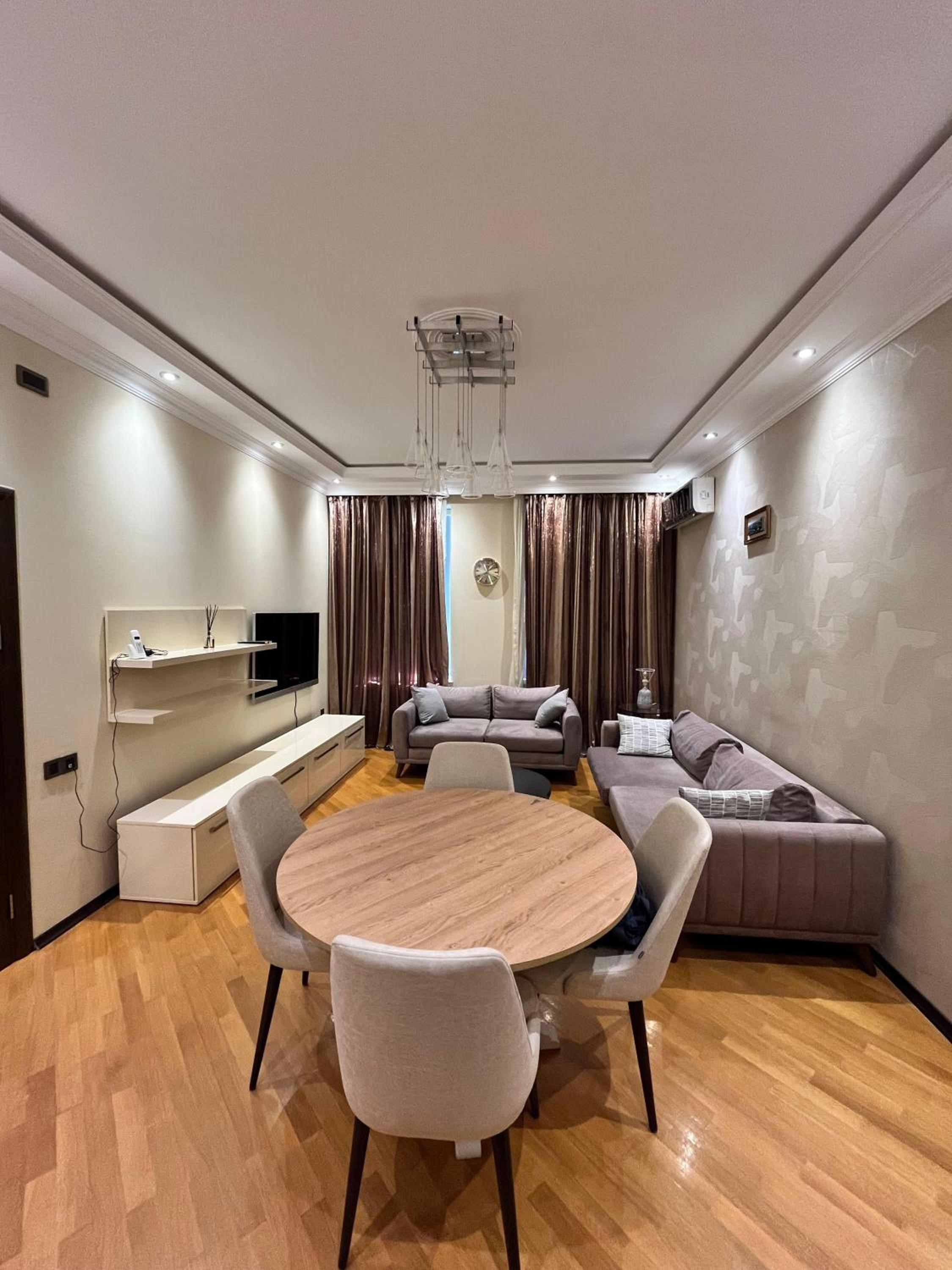 Modern 2BR Cozy Haven on Nizami St with a Balcony
