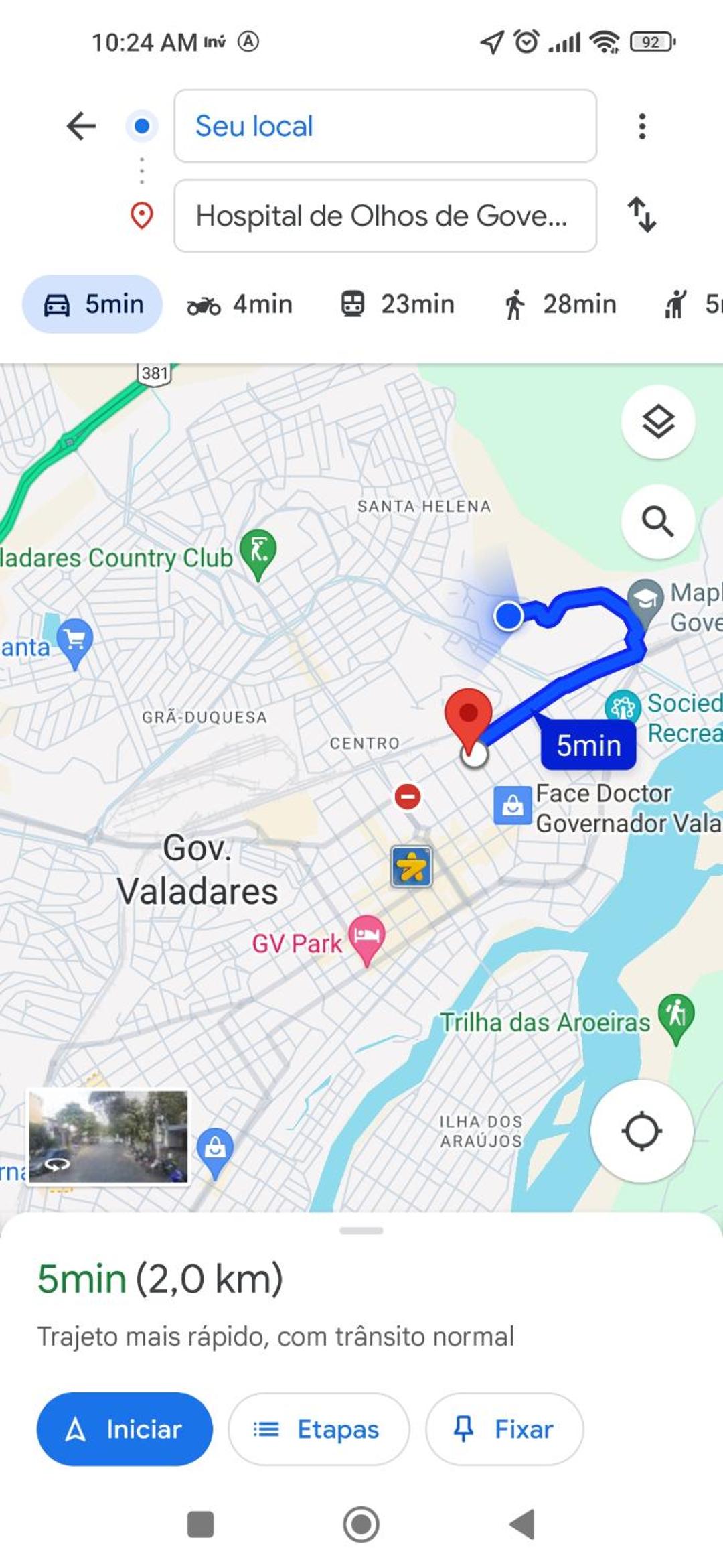 Suite 2 ambientes AR na área central para 2 ou 3 pessoas-202A