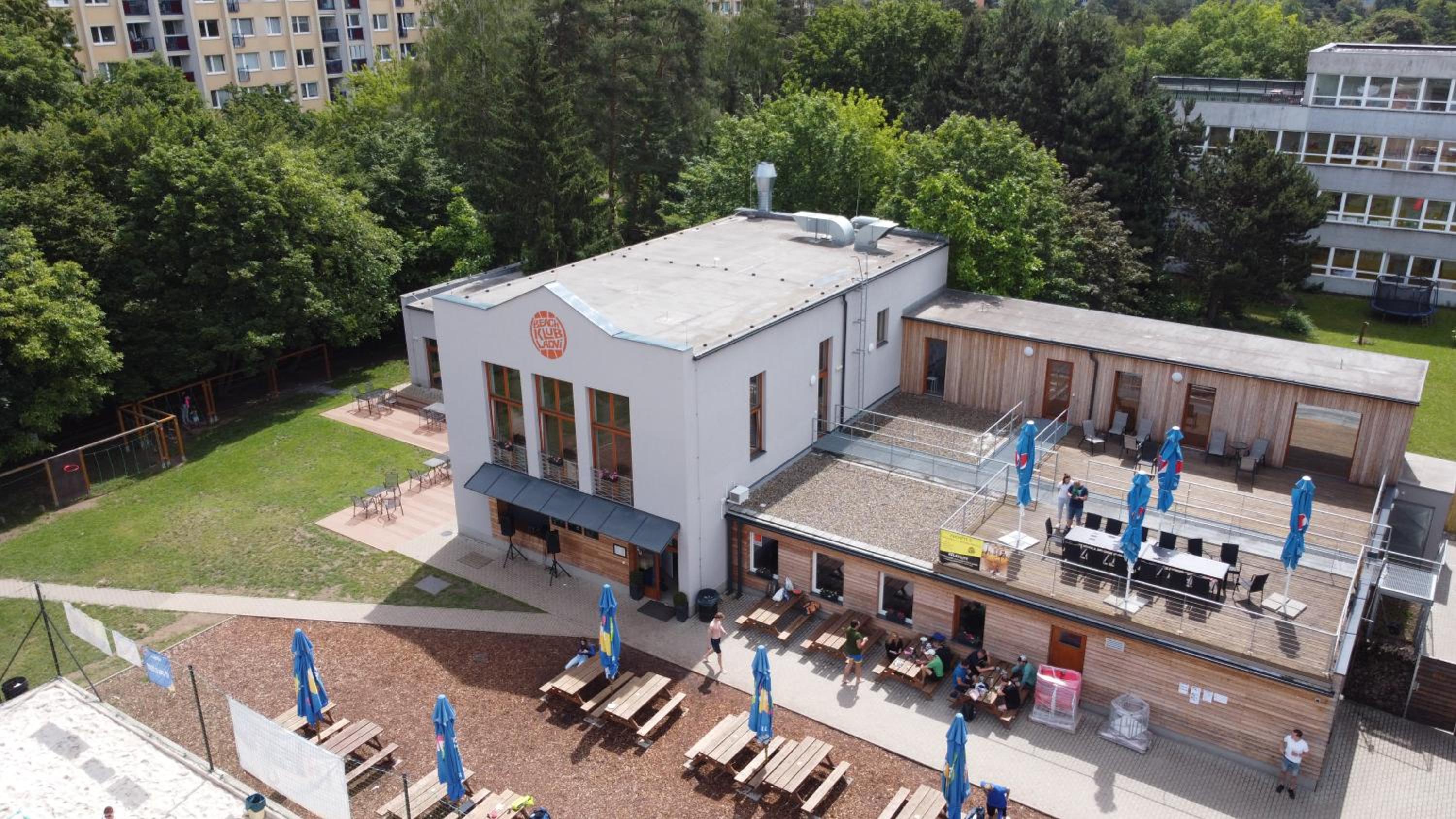 Tetris domky v Beachklubu Ládví