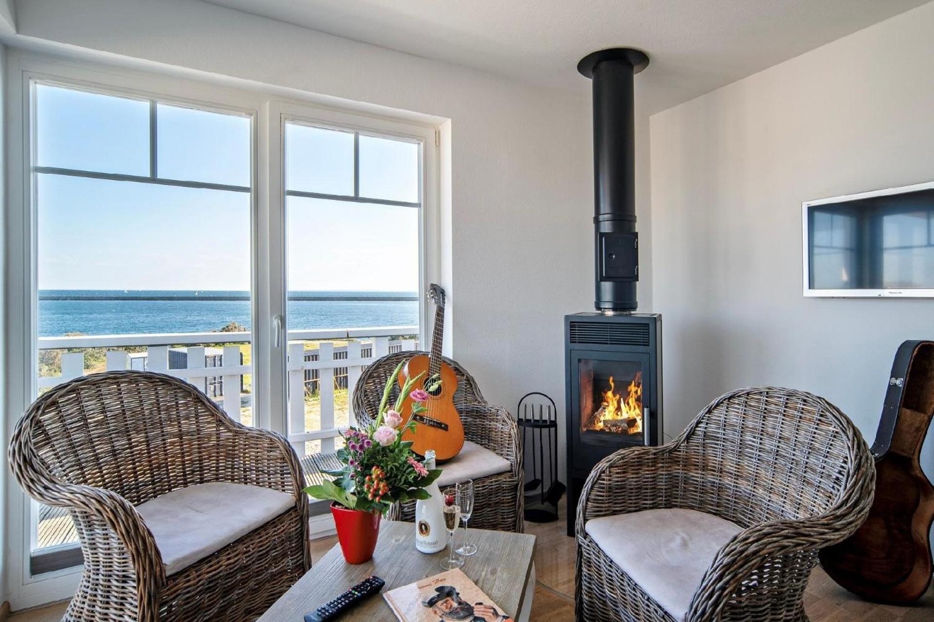 Ferienhaus in Kappeln mit Garten und Panoramablick