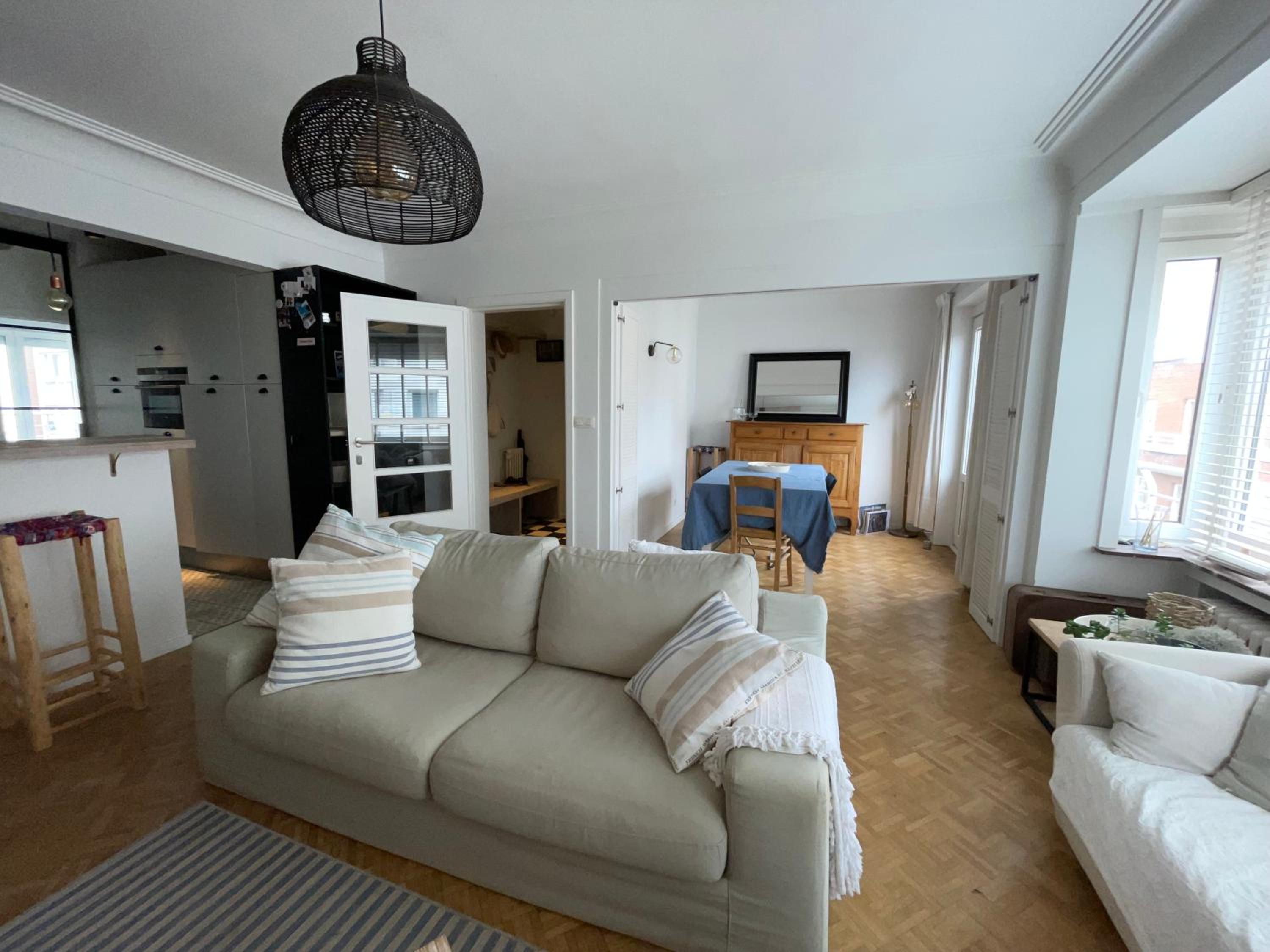 Appartement 2 chambres centre de Knokke, à 300 m de la plage