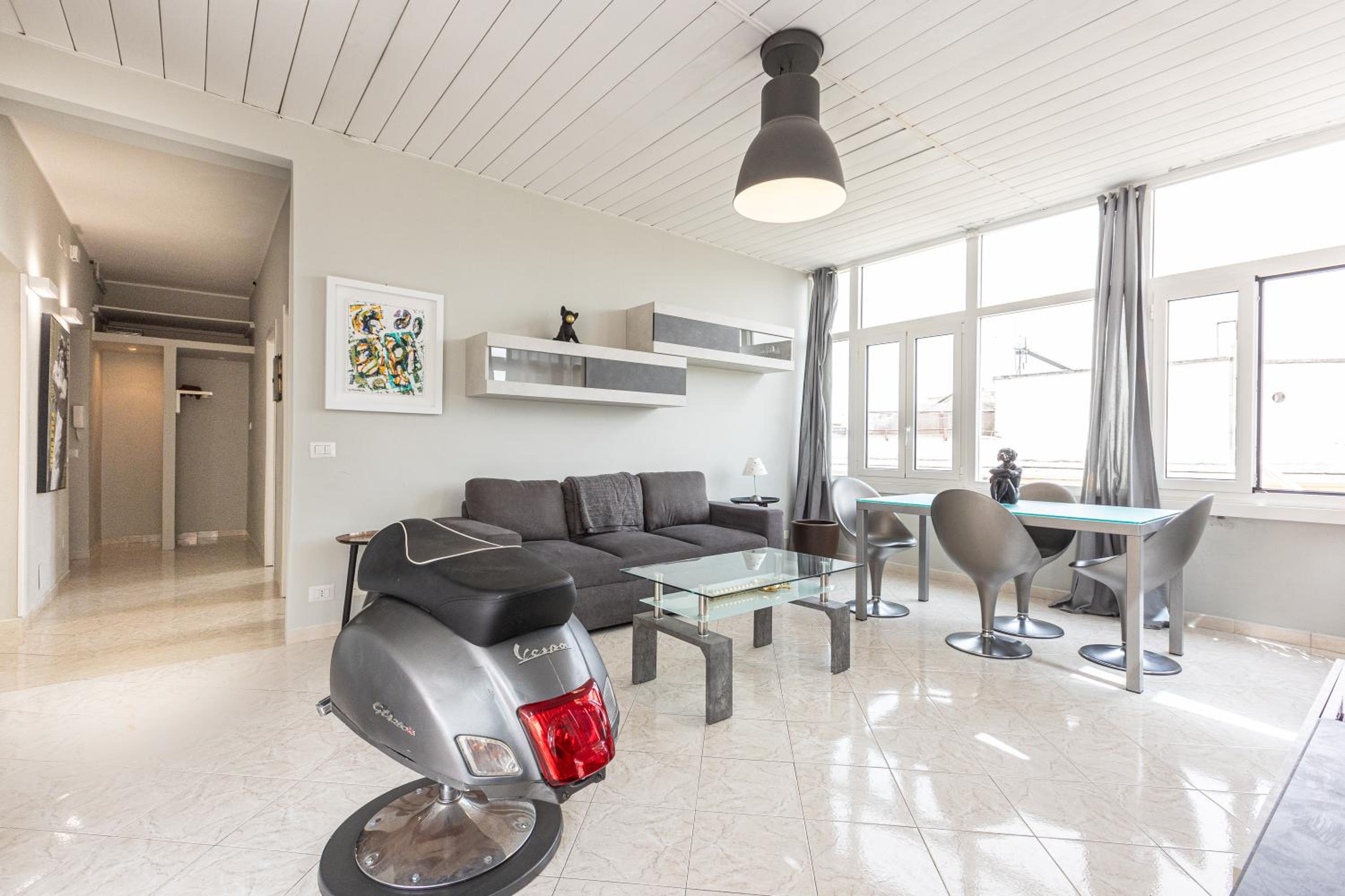 Cupolone view Penthouse by Rental in Rome