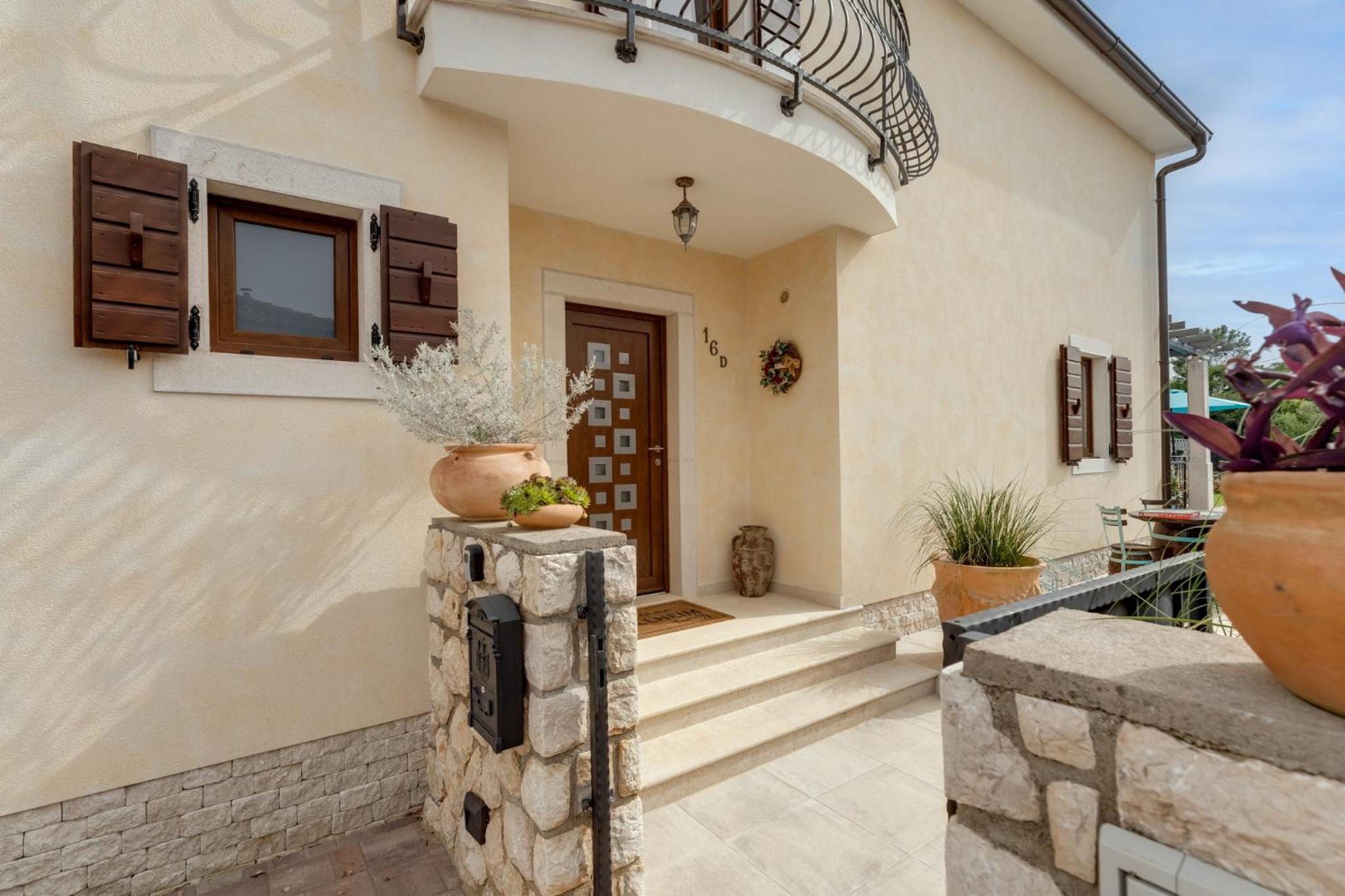 Romantic villa with pool, surrounded by greenery in complete privacy-by TRAVELER tourist agency Krk -ID 2408 view 2