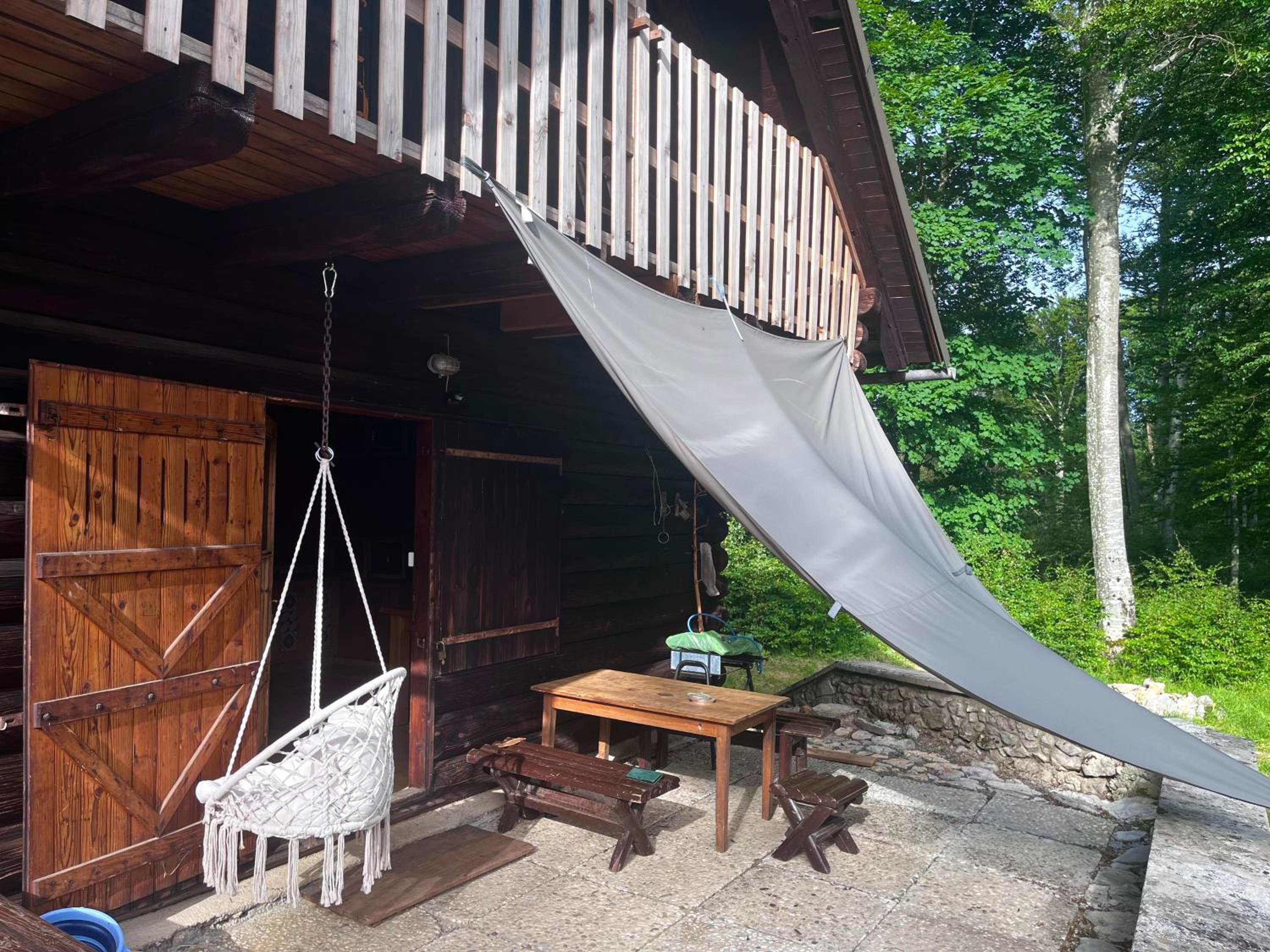 Somova gora chalet in the woods