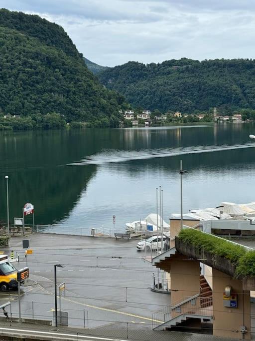 Neue Gartenwohnung mit Sicht auf den Luganersee