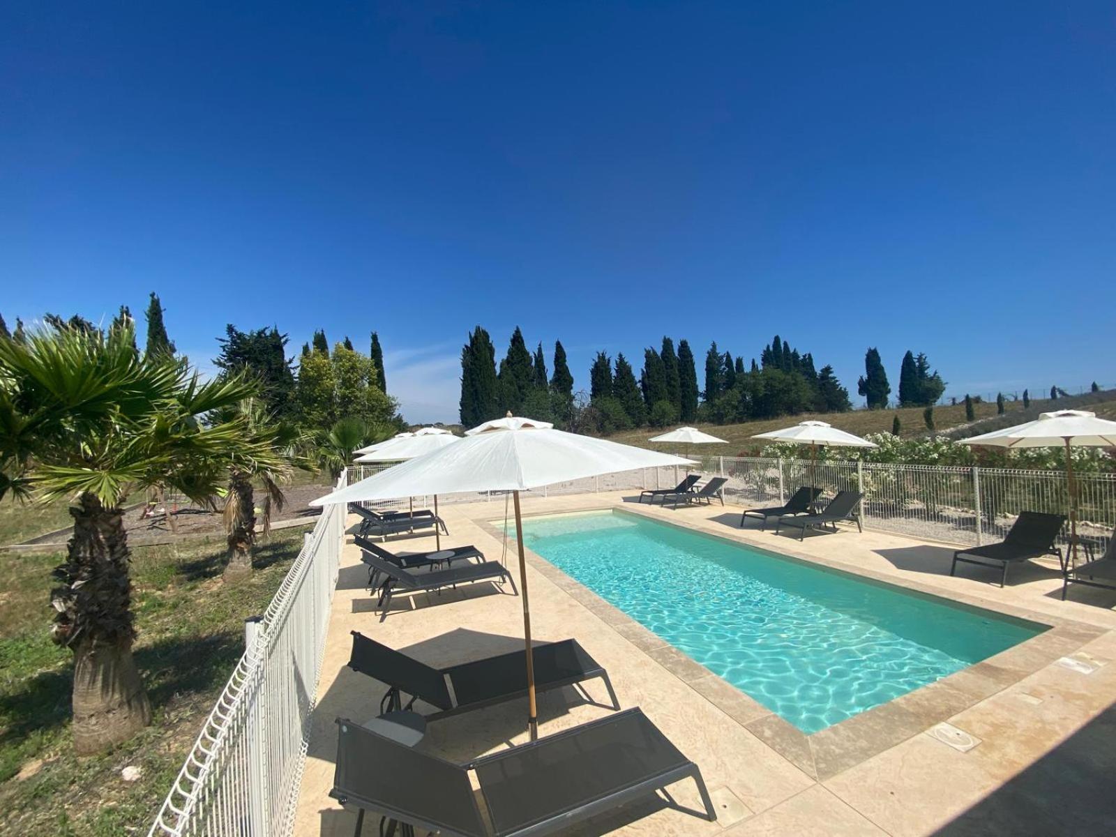 Gîte 4p avec piscine sur domaine 3Ha