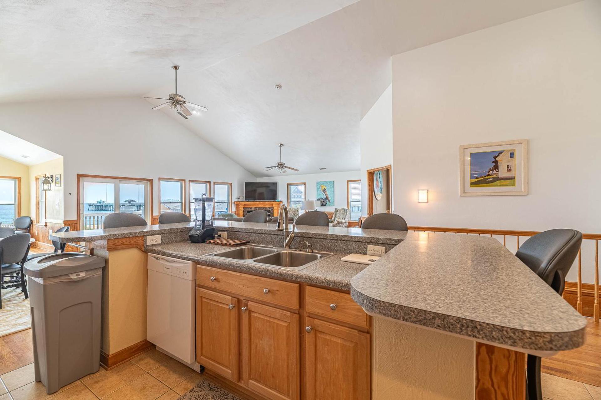 Paradise Found - Nags Head MP 16.5, Oceanfront, Ocean & Sound Views, Pool, Hot Tub, Pets OK