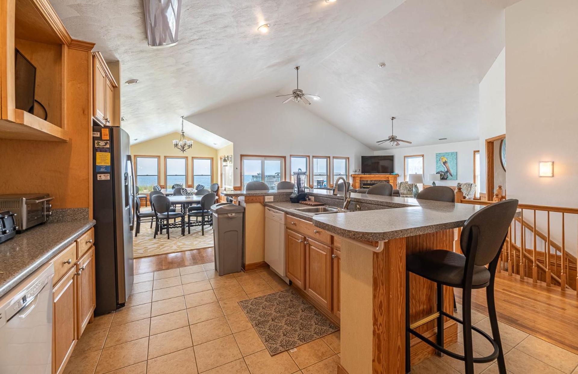 Paradise Found - Nags Head MP 16.5, Oceanfront, Ocean & Sound Views, Pool, Hot Tub, Pets OK