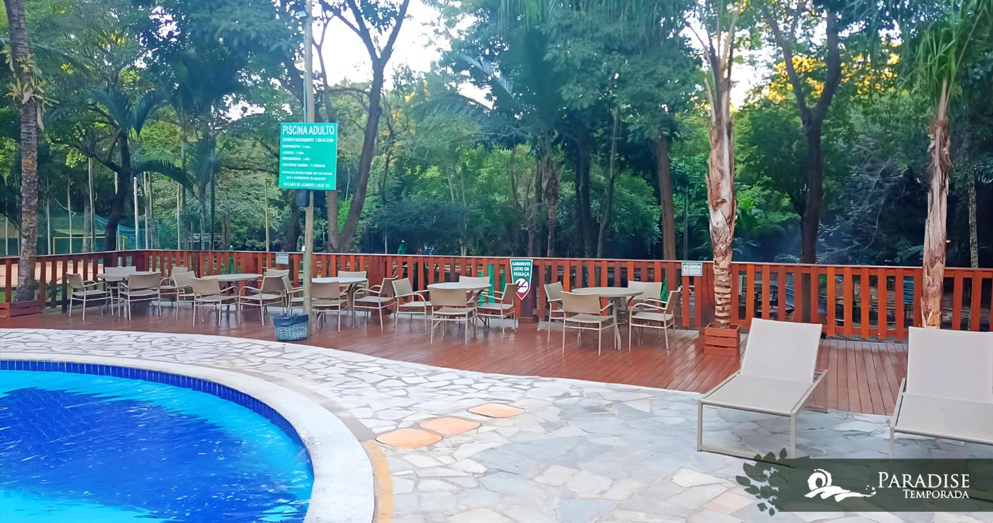 Paradise Temporada Cobertura com 2 Suites Churrasqueira no Thermas Paradise - Rio Quente