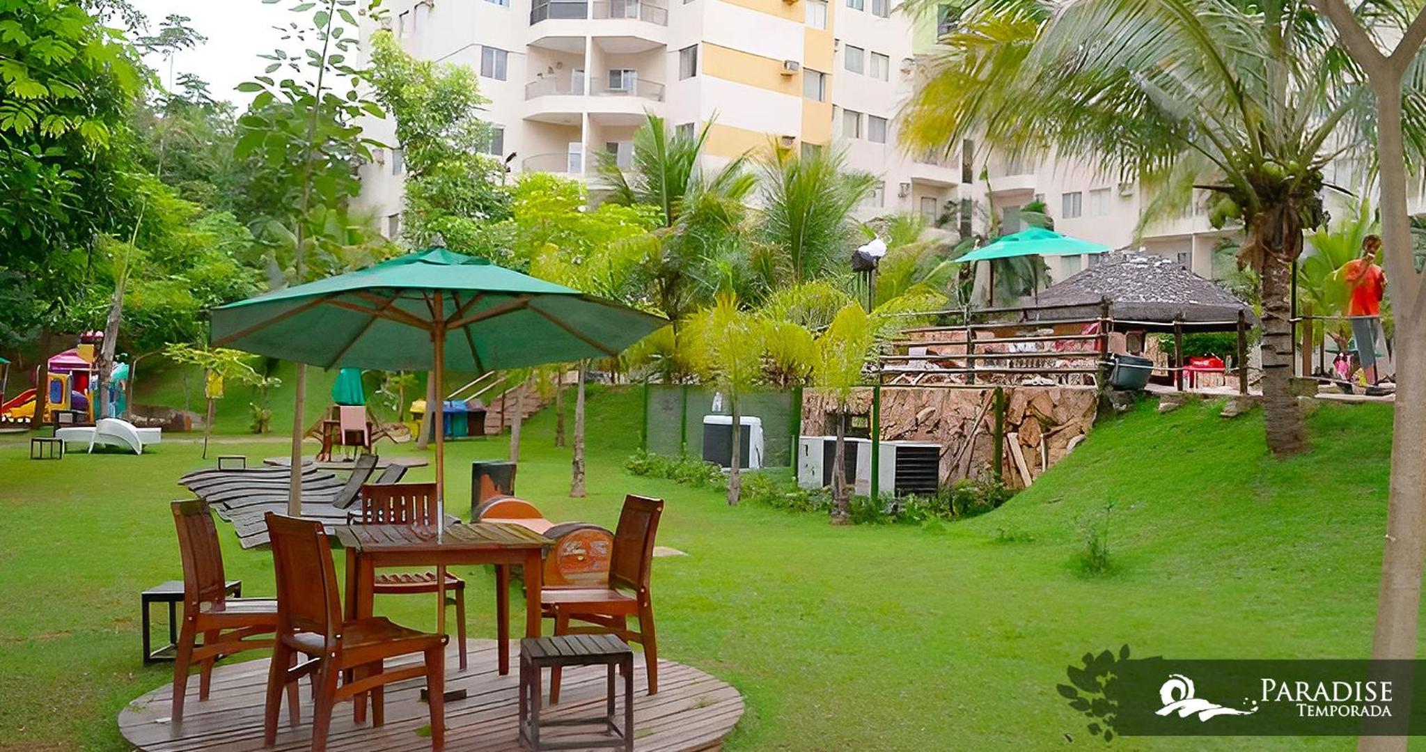 Paradise Temporada Cobertura com 2 Suites Churrasqueira no Thermas Paradise - Rio Quente