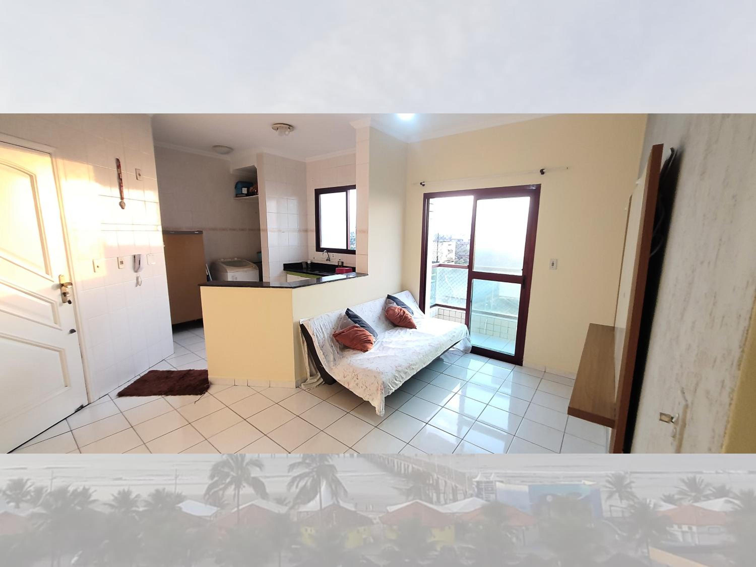Apartamento Frente Mar com Vista para a Plataforma de Pesca Mongaguá