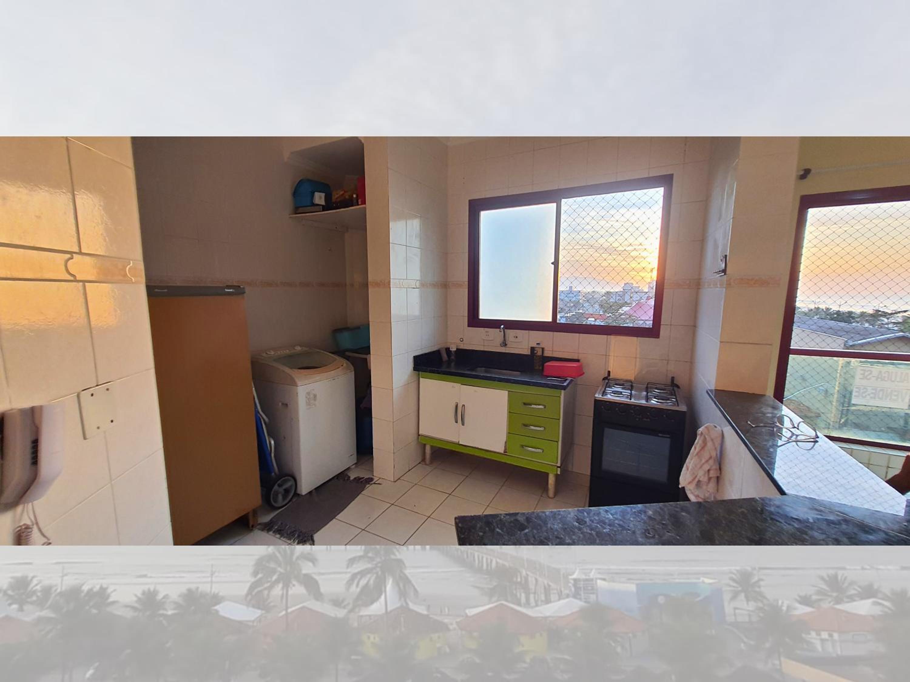 Apartamento Frente Mar com Vista para a Plataforma de Pesca Mongaguá