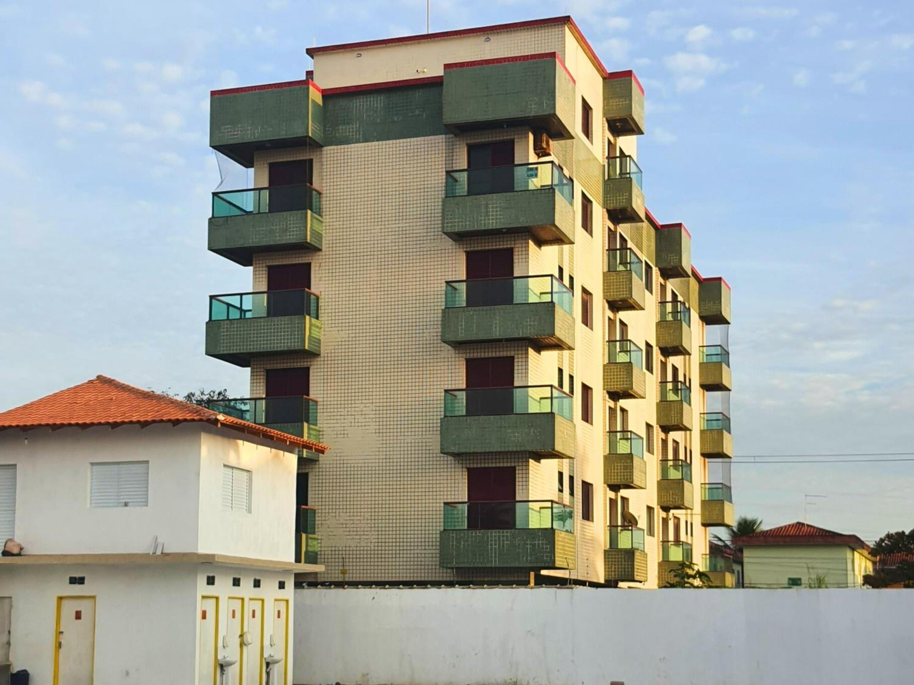 Apartamento Frente Mar com Vista para a Plataforma de Pesca Mongaguá