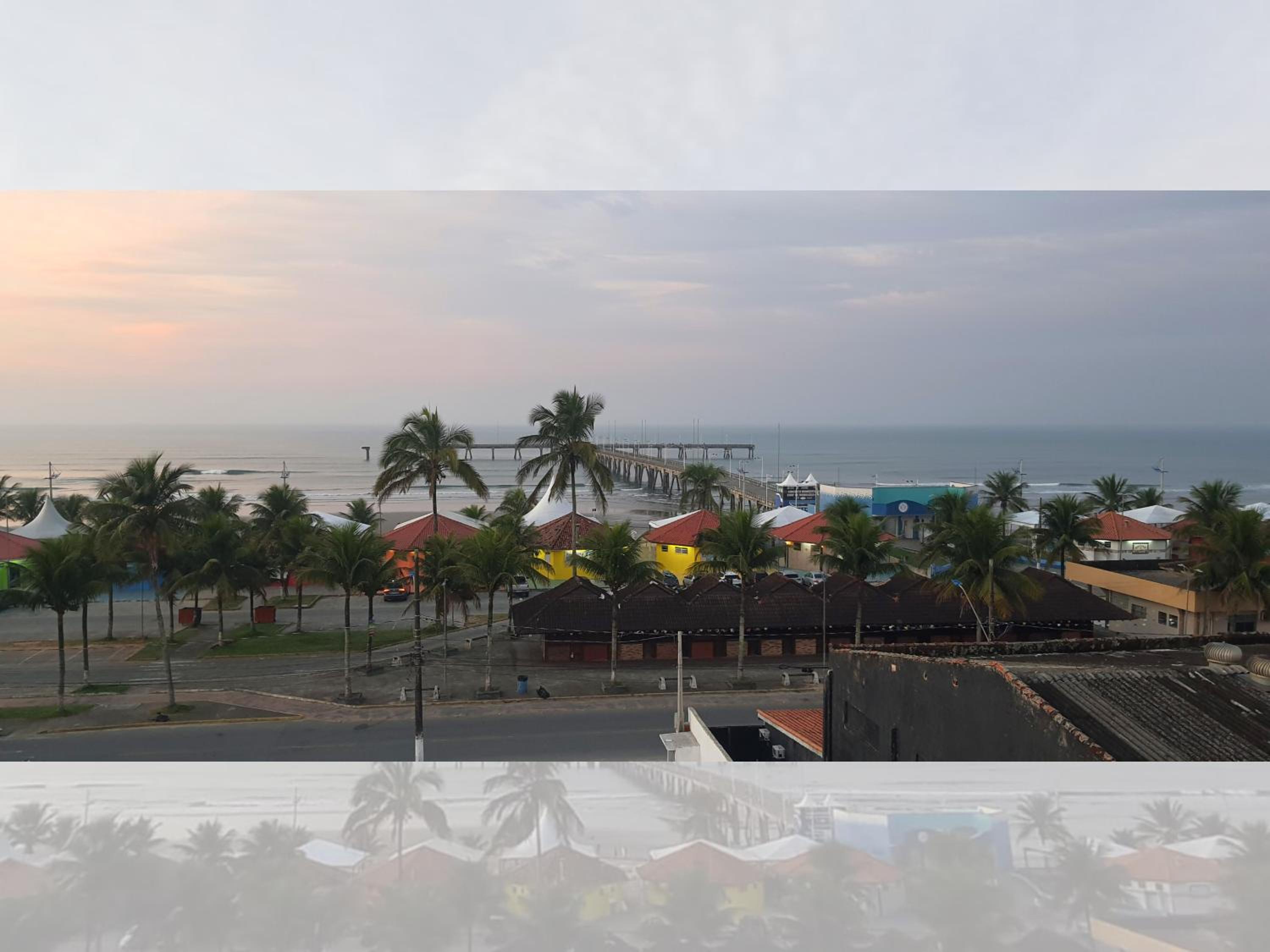 Apartamento Frente Mar com Vista para a Plataforma de Pesca Mongaguá