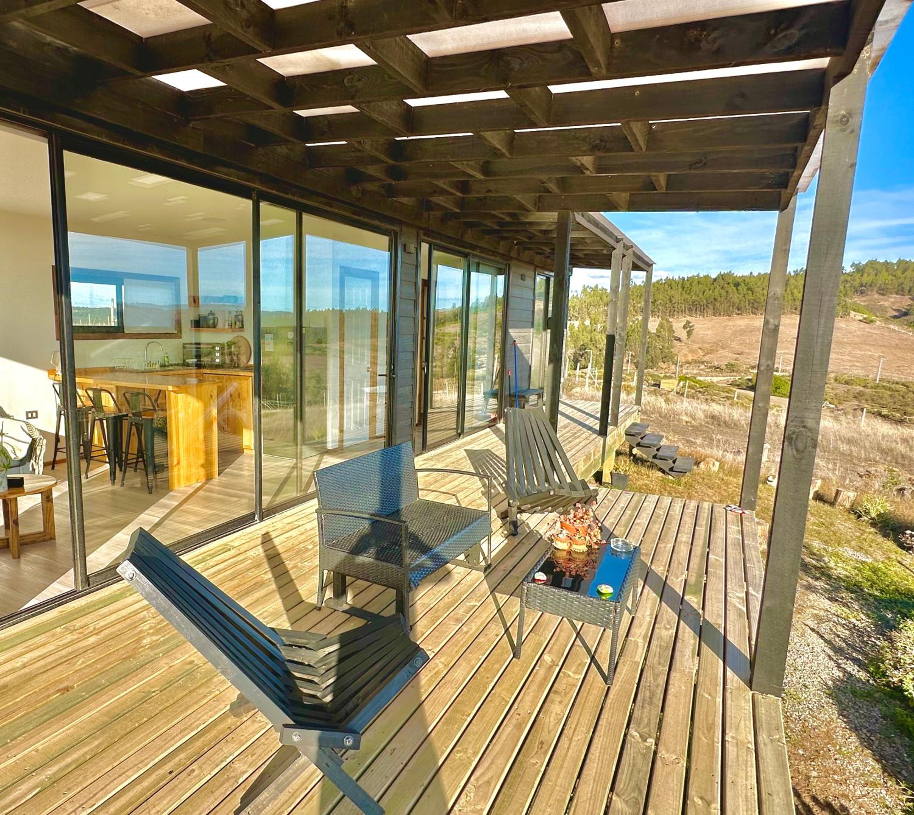 Thenca Lodge - increíble vista panorámica y hottub privado