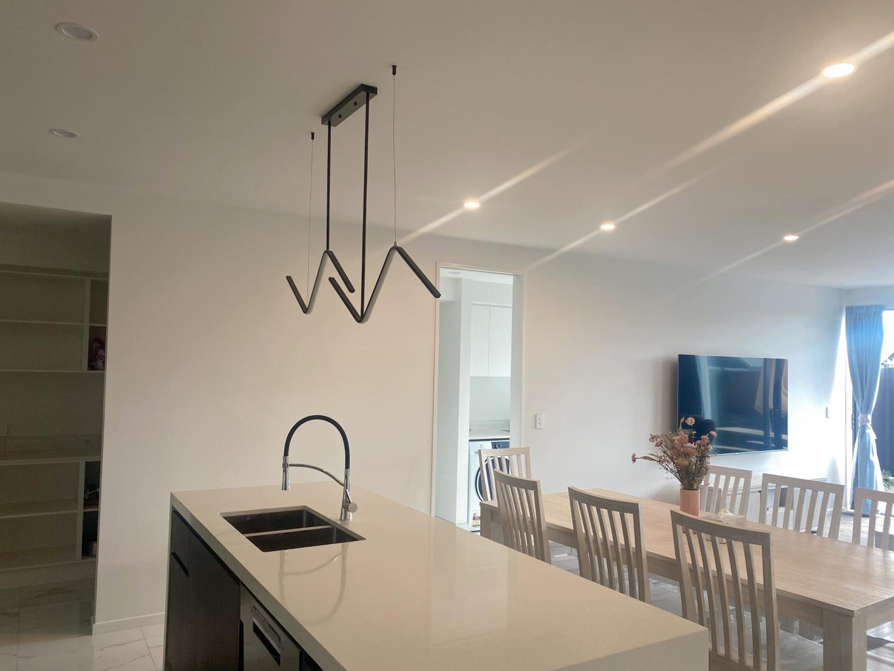 Modern luxury four bedroom house view 2
