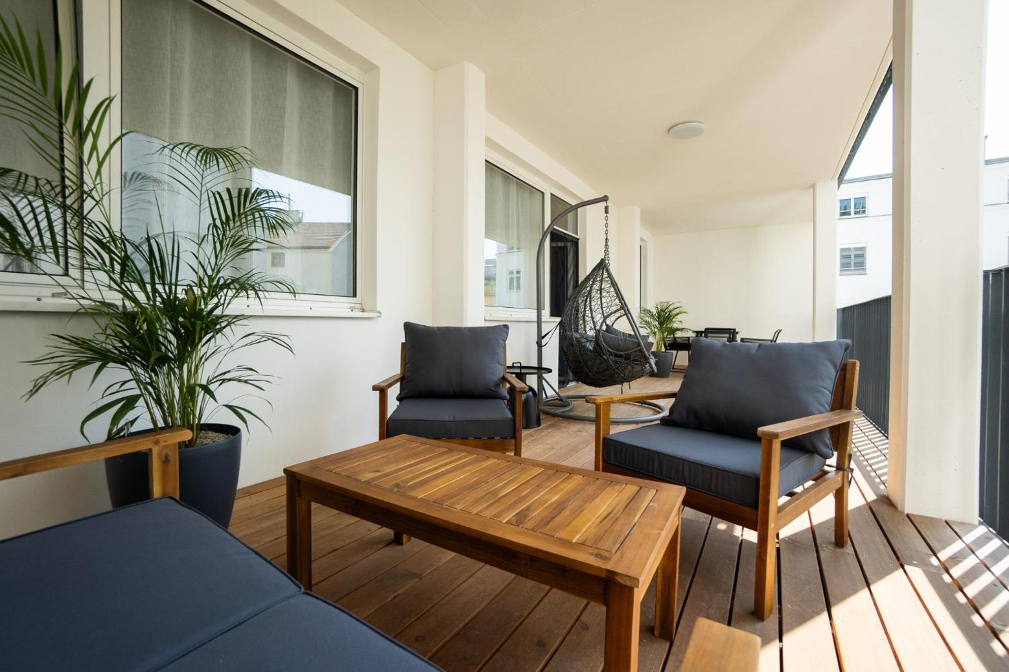 Bright stylish apartment with a huge terrace in a top location