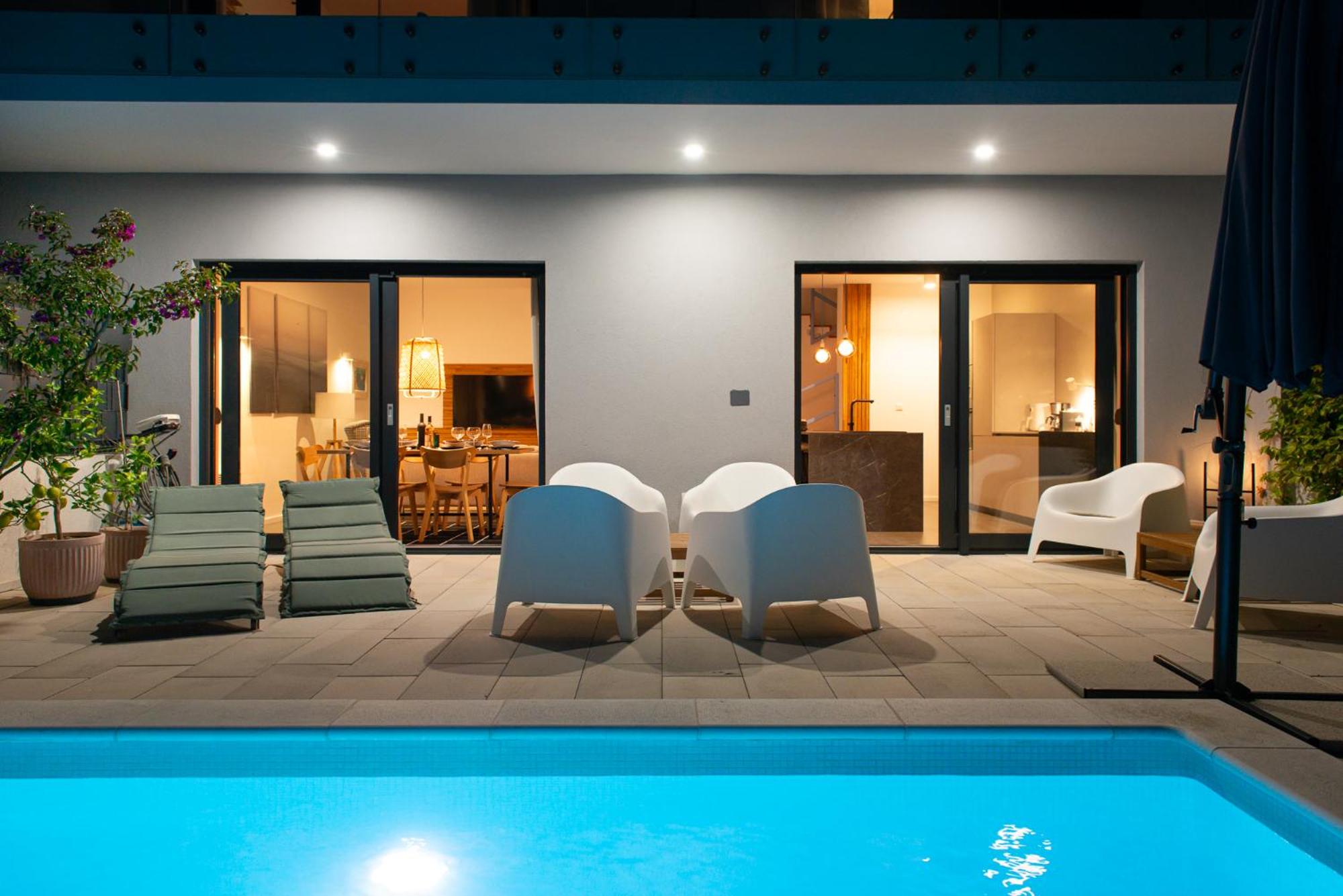 Beachfront Villa Taris with Seaview