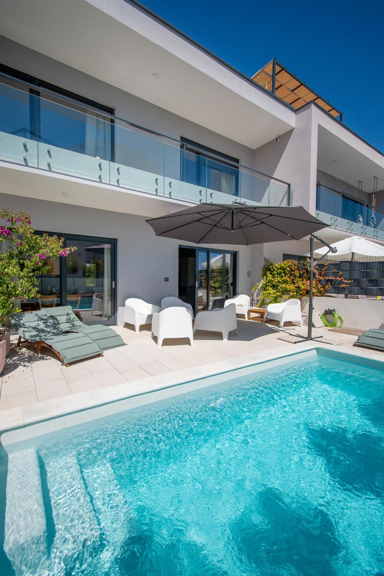 Beachfront Villa Taris with Seaview
