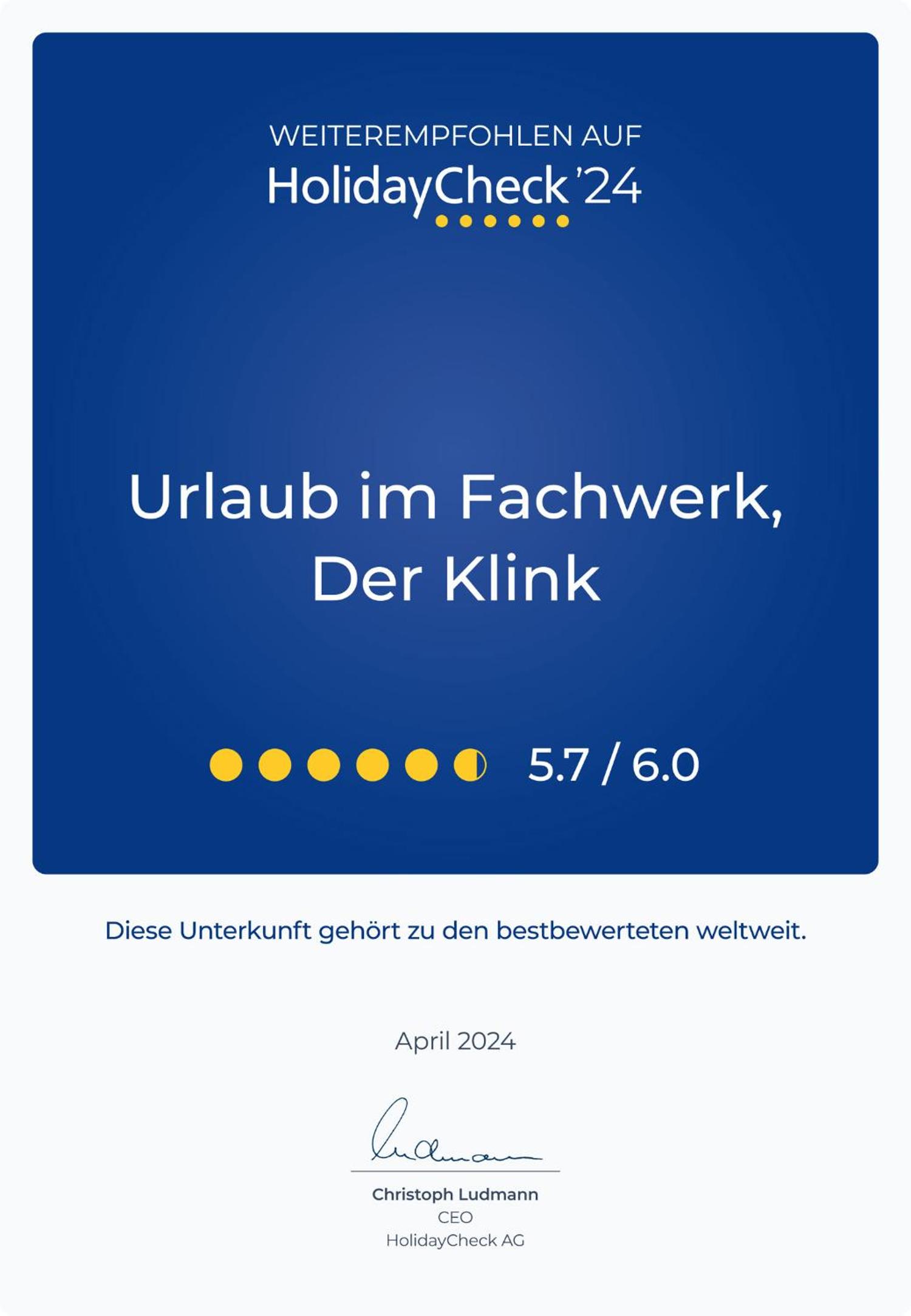 Urlaub im Fachwerk - Klink view 5