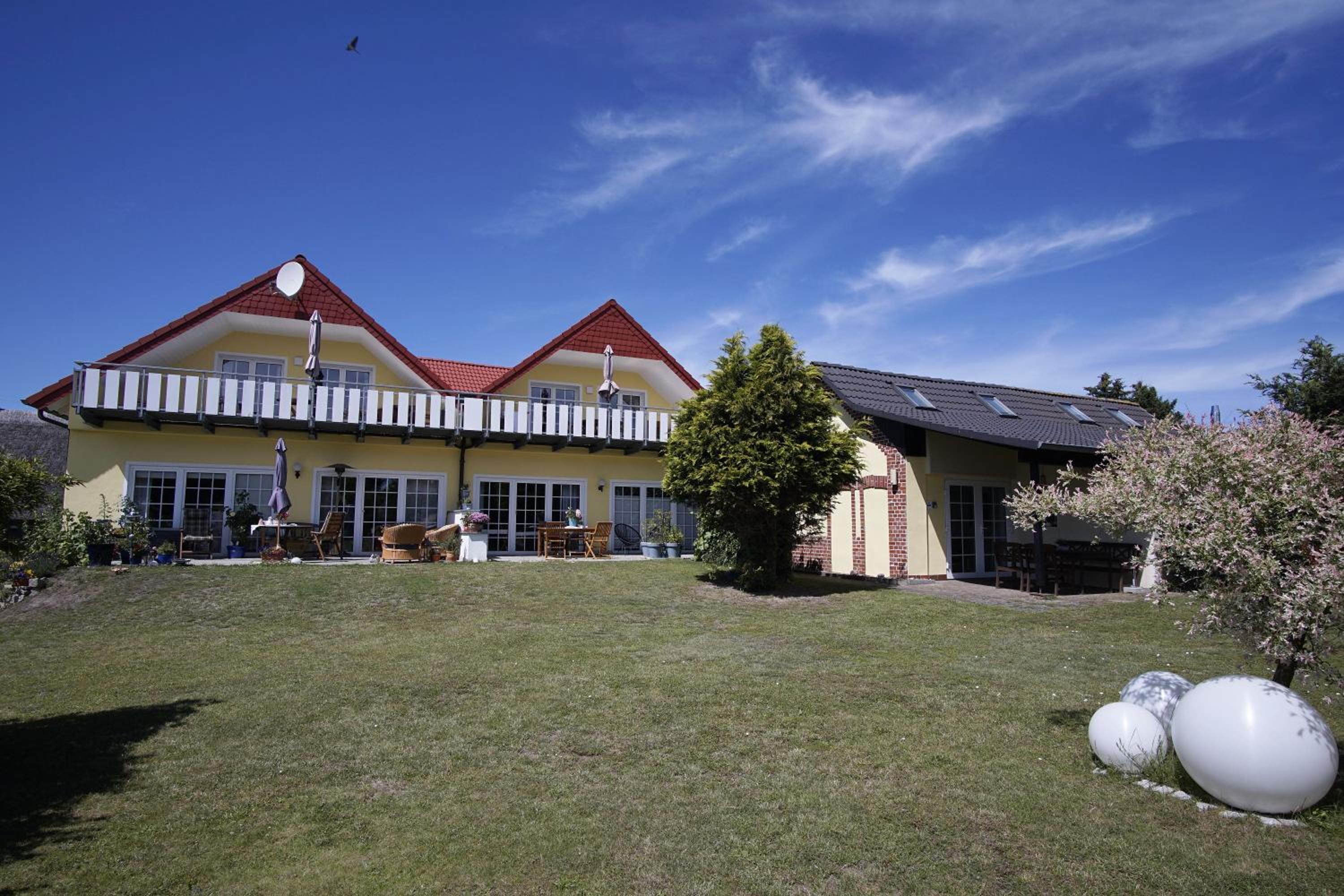viel Natur und idyllische Umgebung - Ferienhaus Honigtopf Häuschen Kormorannnest