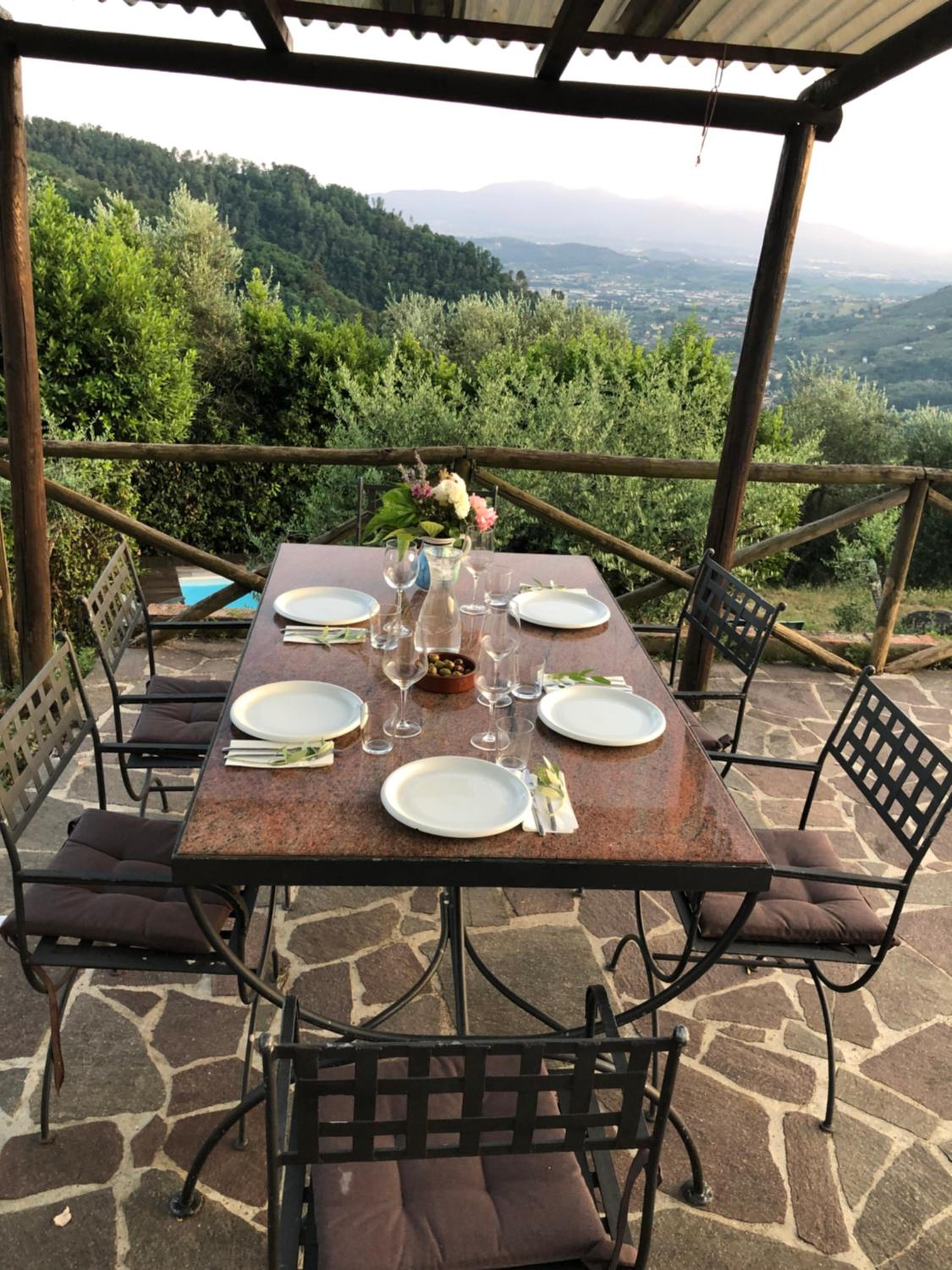 Casa Sole en Uzzano — dining