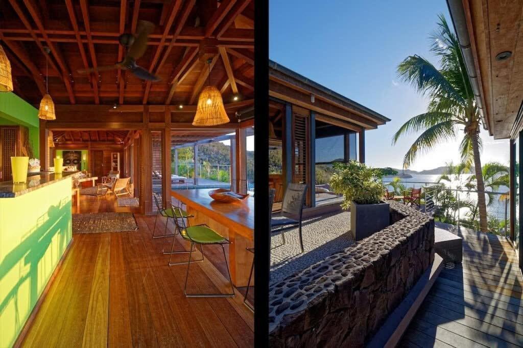 Sunset Rays Villa with Balinese Style in Pointe Milou