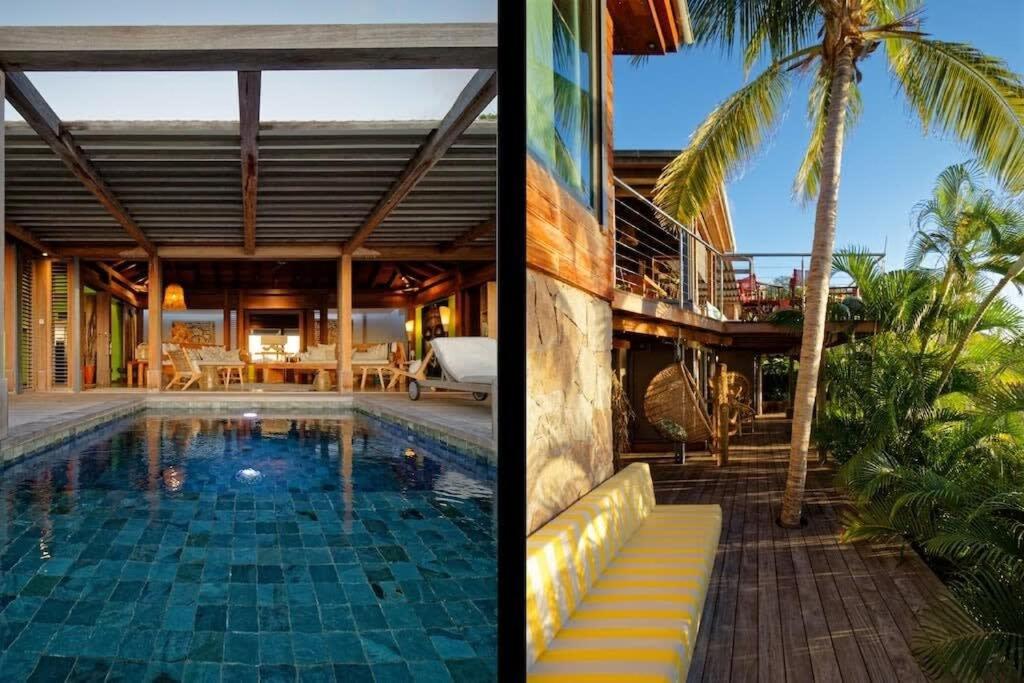 Sunset Rays Villa with Balinese Style in Pointe Milou