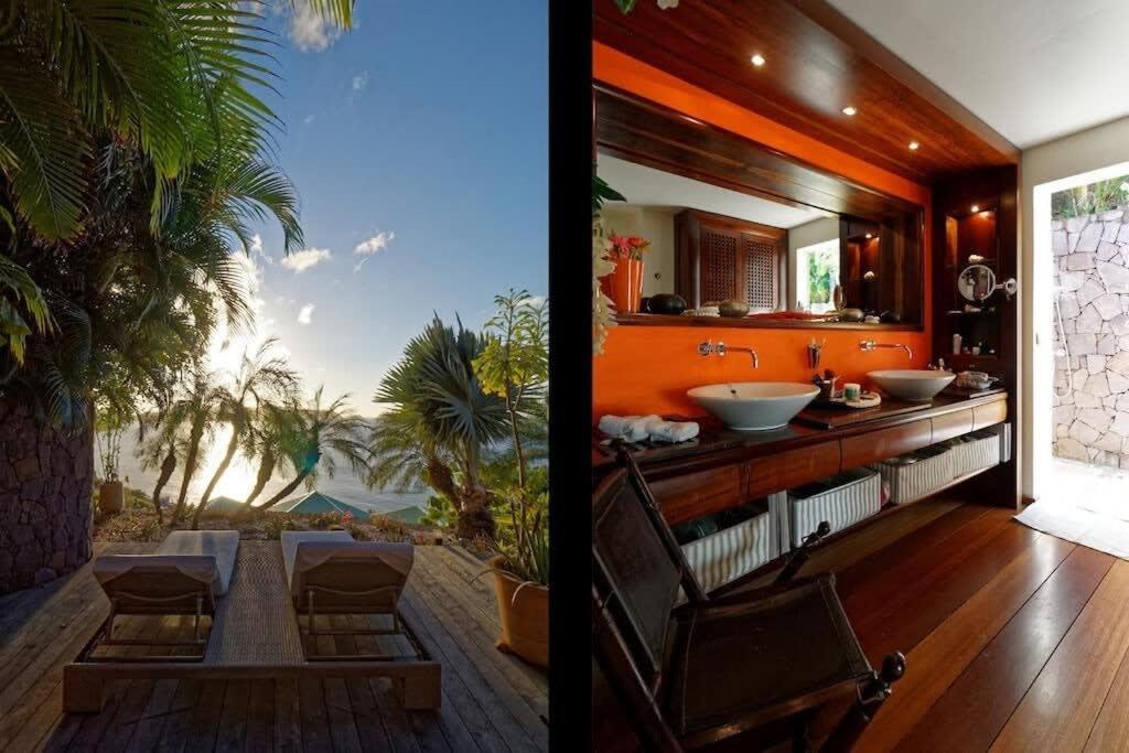 Sunset Rays Villa with Balinese Style in Pointe Milou