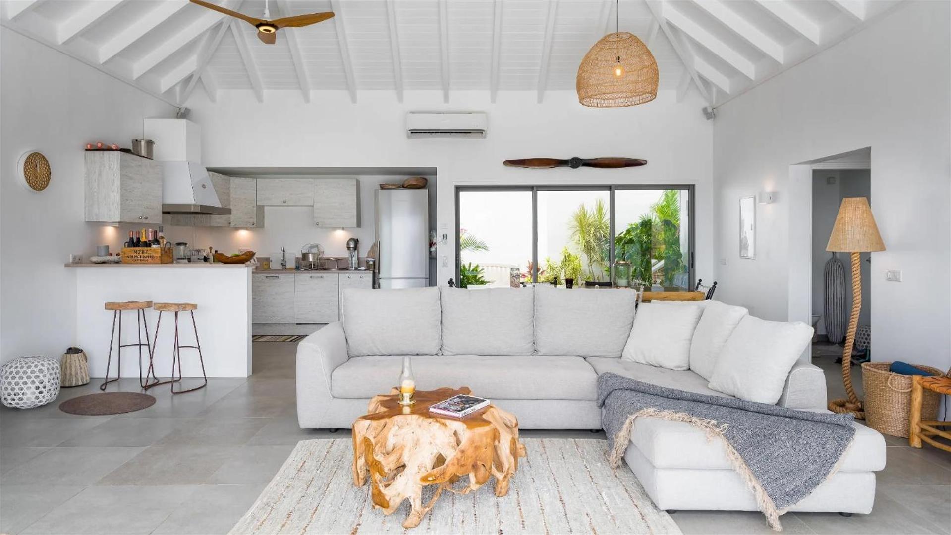 Villa Blown By The Tropical Glow Of The Caribbean
