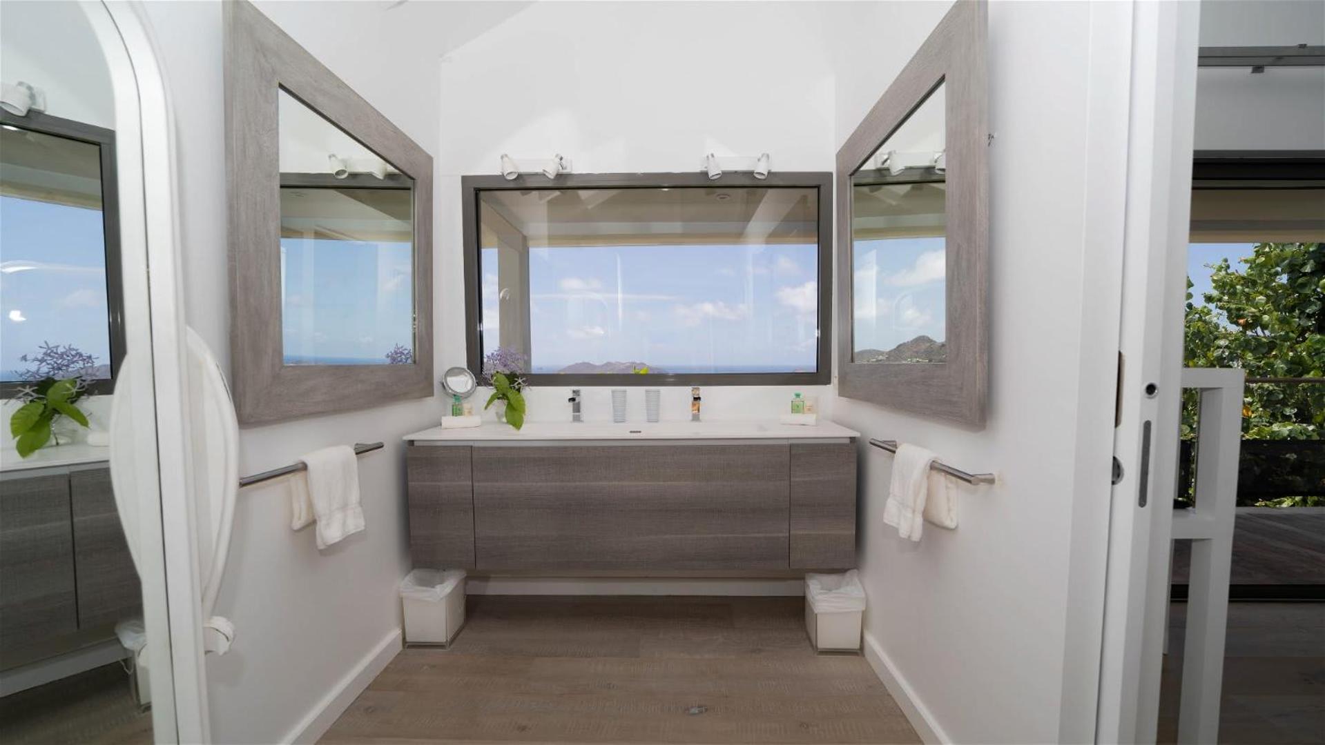 Villa Designed with Traditional Wooden Floors