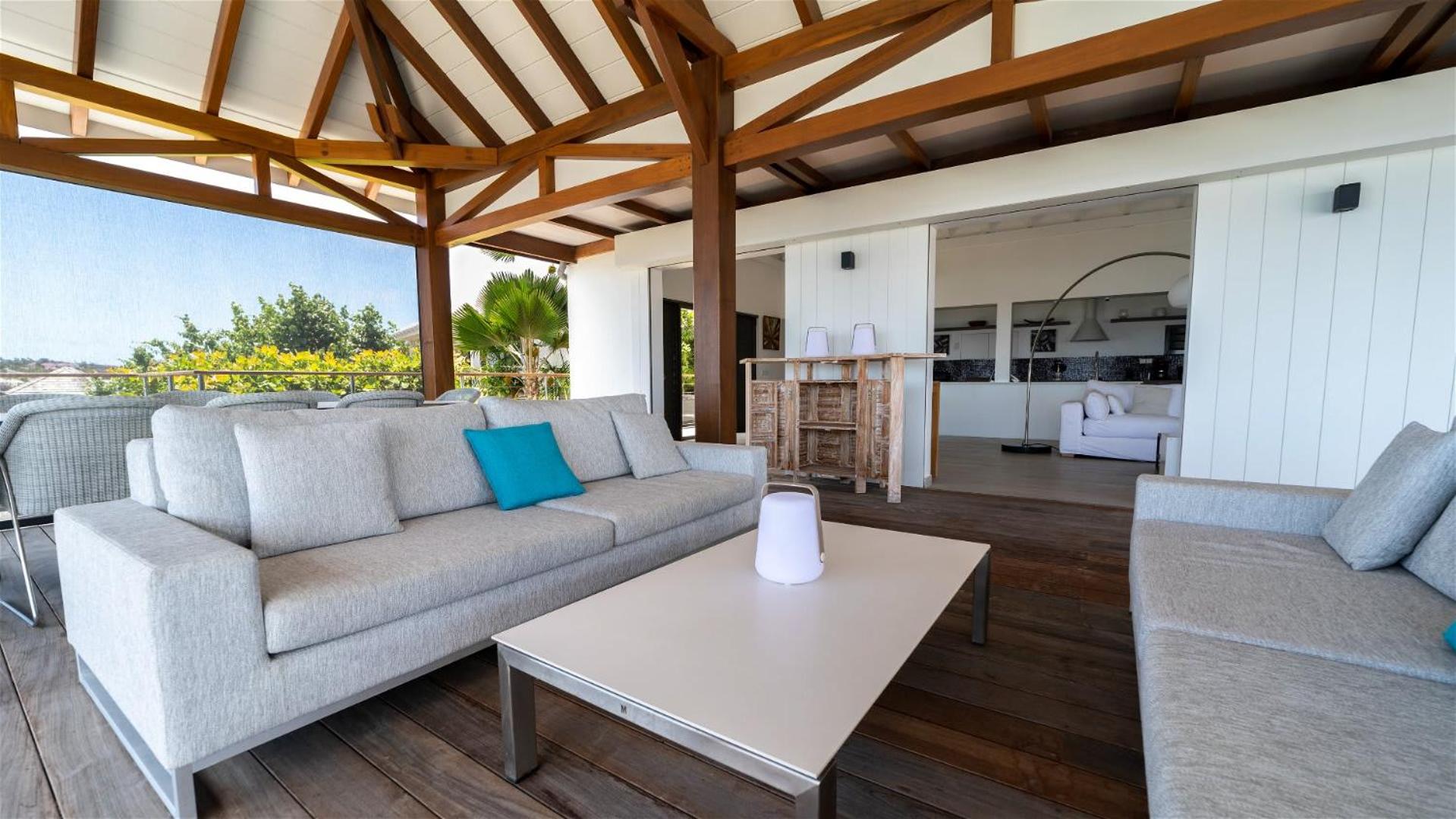 Villa Designed with Traditional Wooden Floors