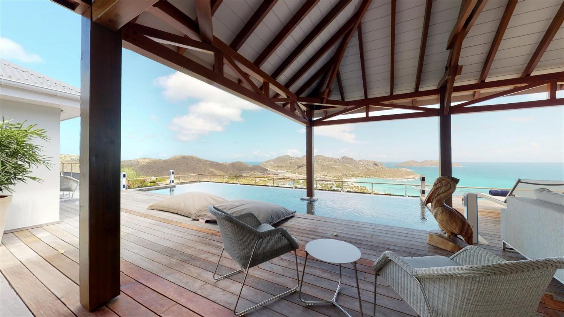 Villa Designed with Traditional Wooden Floors
