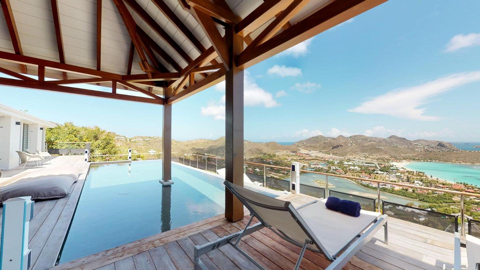 Villa Designed with Traditional Wooden Floors