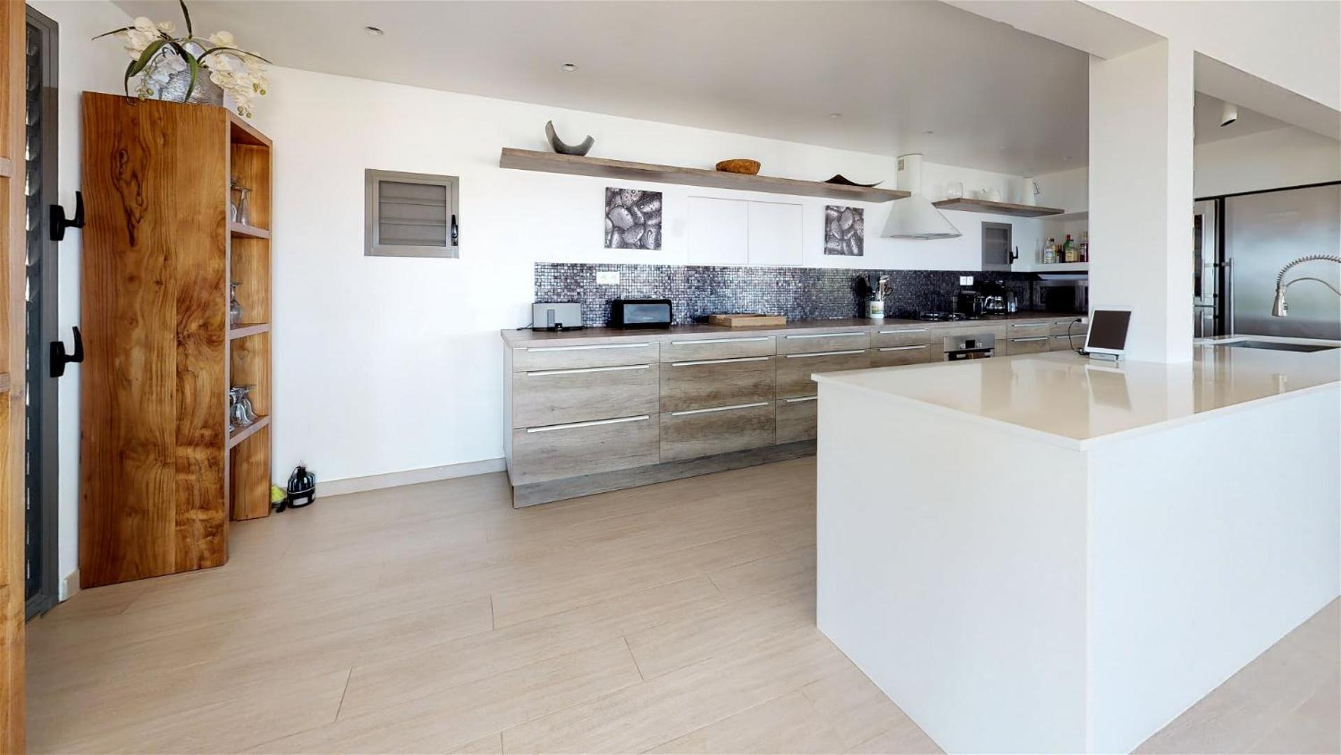 Villa Designed with Traditional Wooden Floors