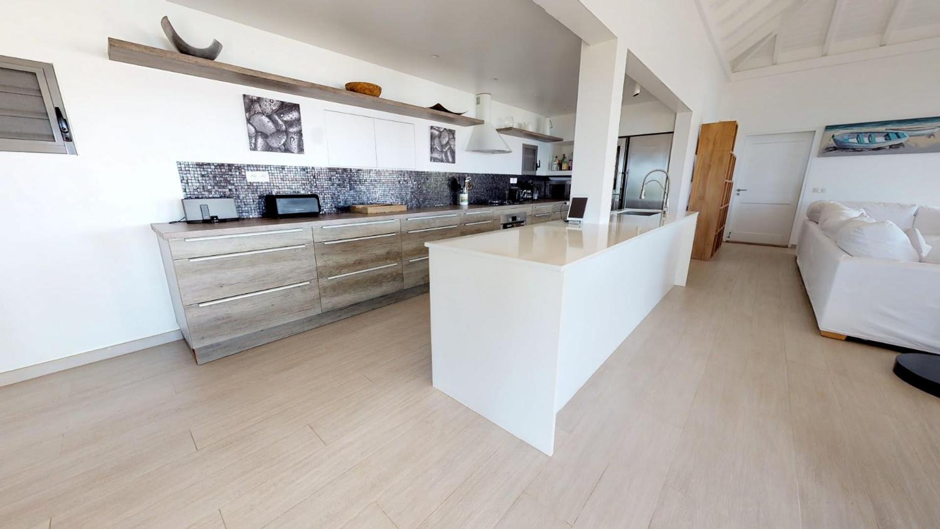 Villa Designed with Traditional Wooden Floors
