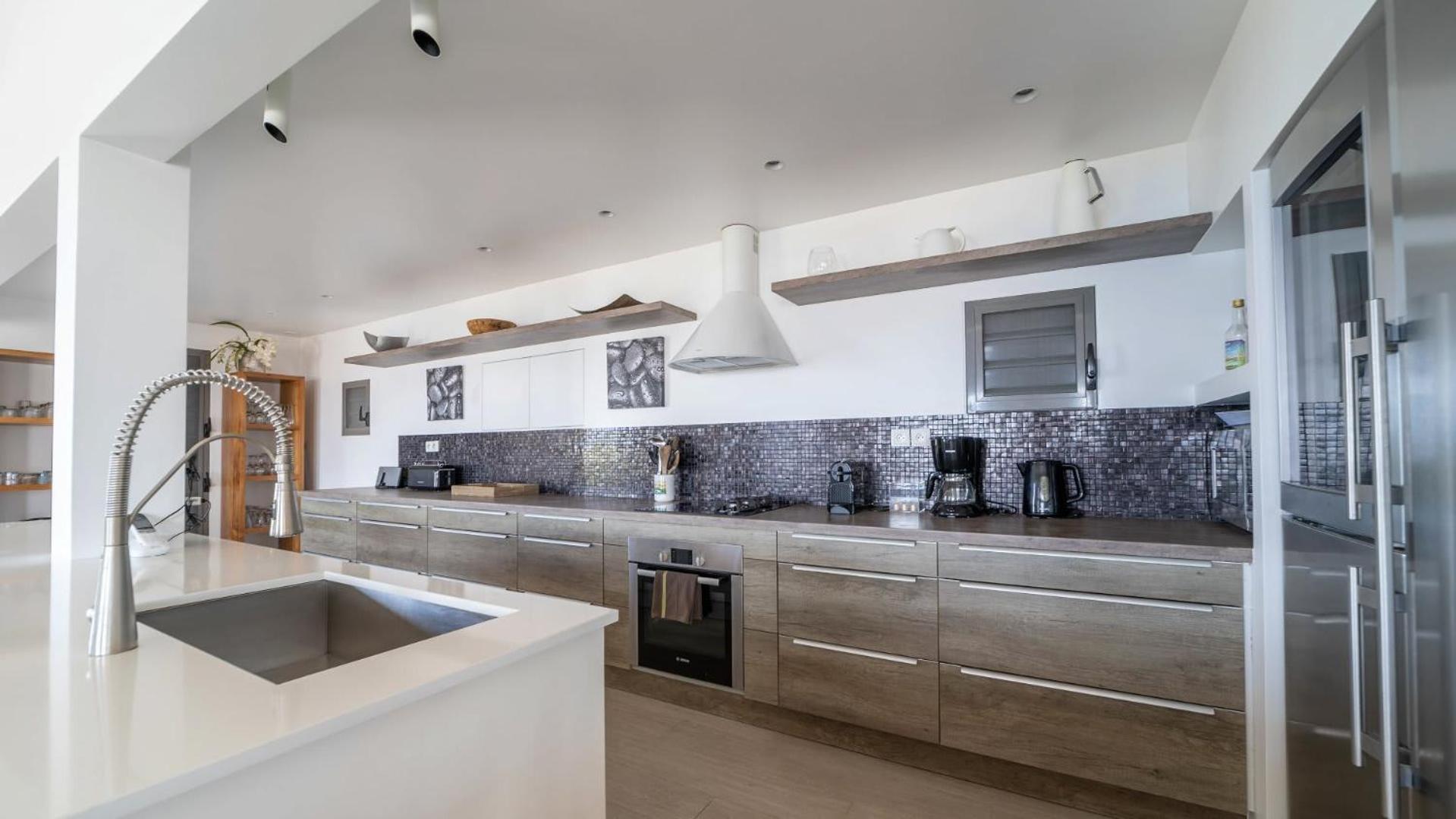 Villa Designed with Traditional Wooden Floors