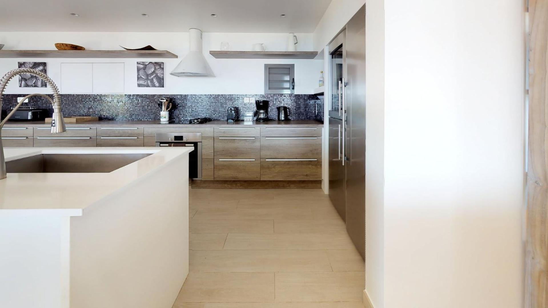 Villa Designed with Traditional Wooden Floors