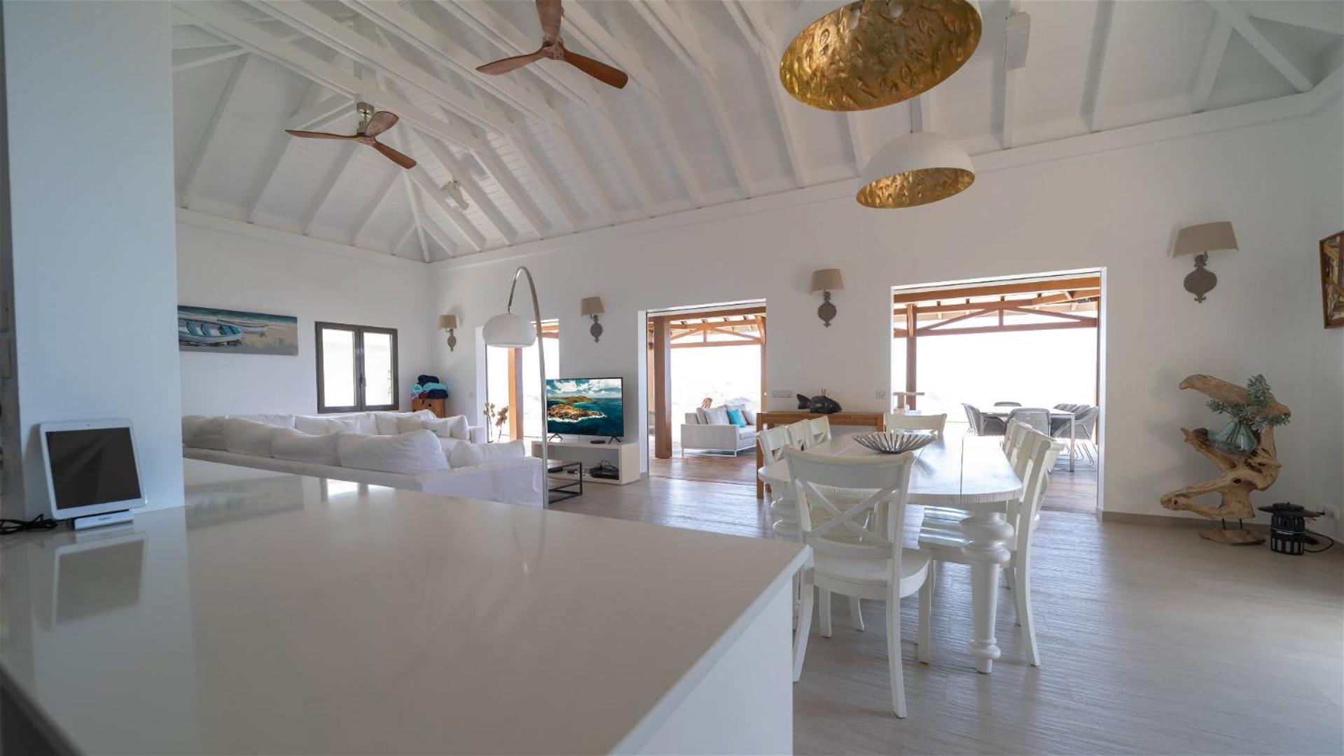 Villa Designed with Traditional Wooden Floors
