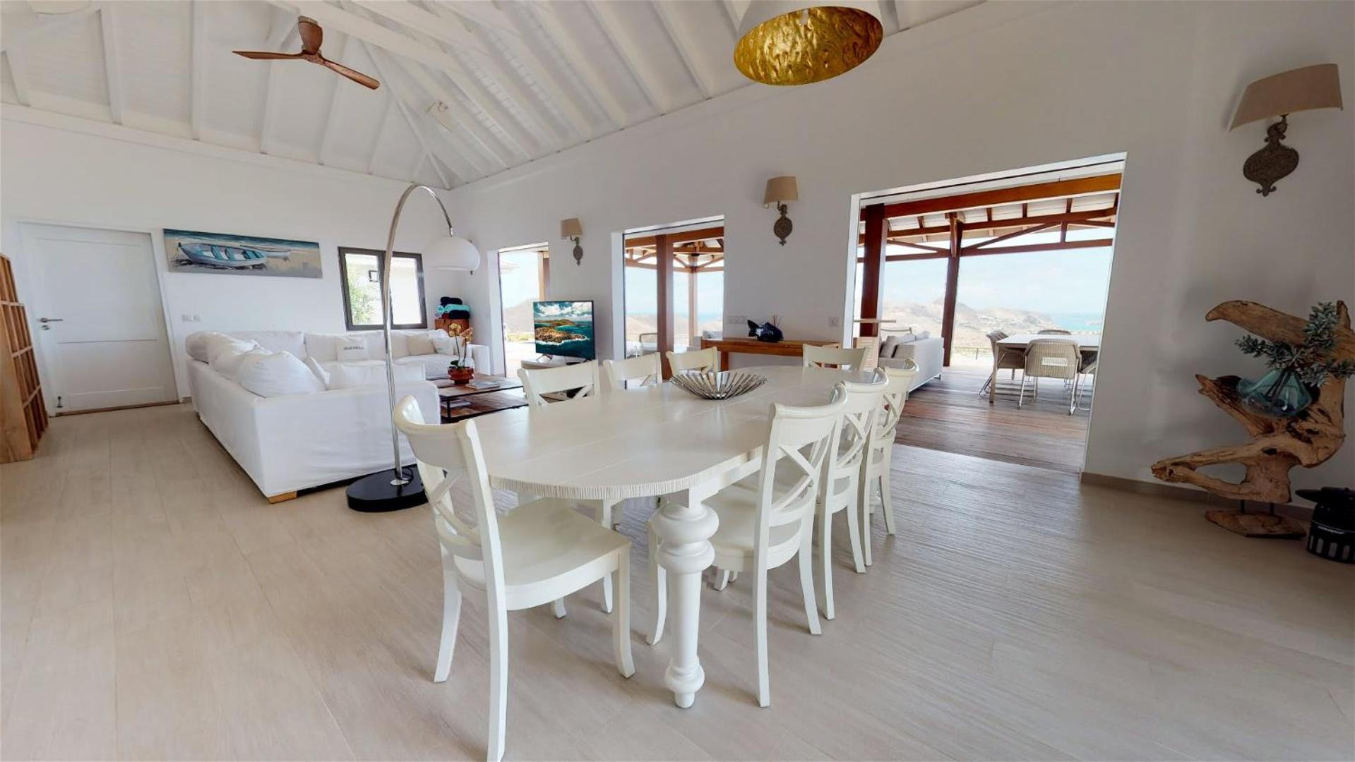 Villa Designed with Traditional Wooden Floors