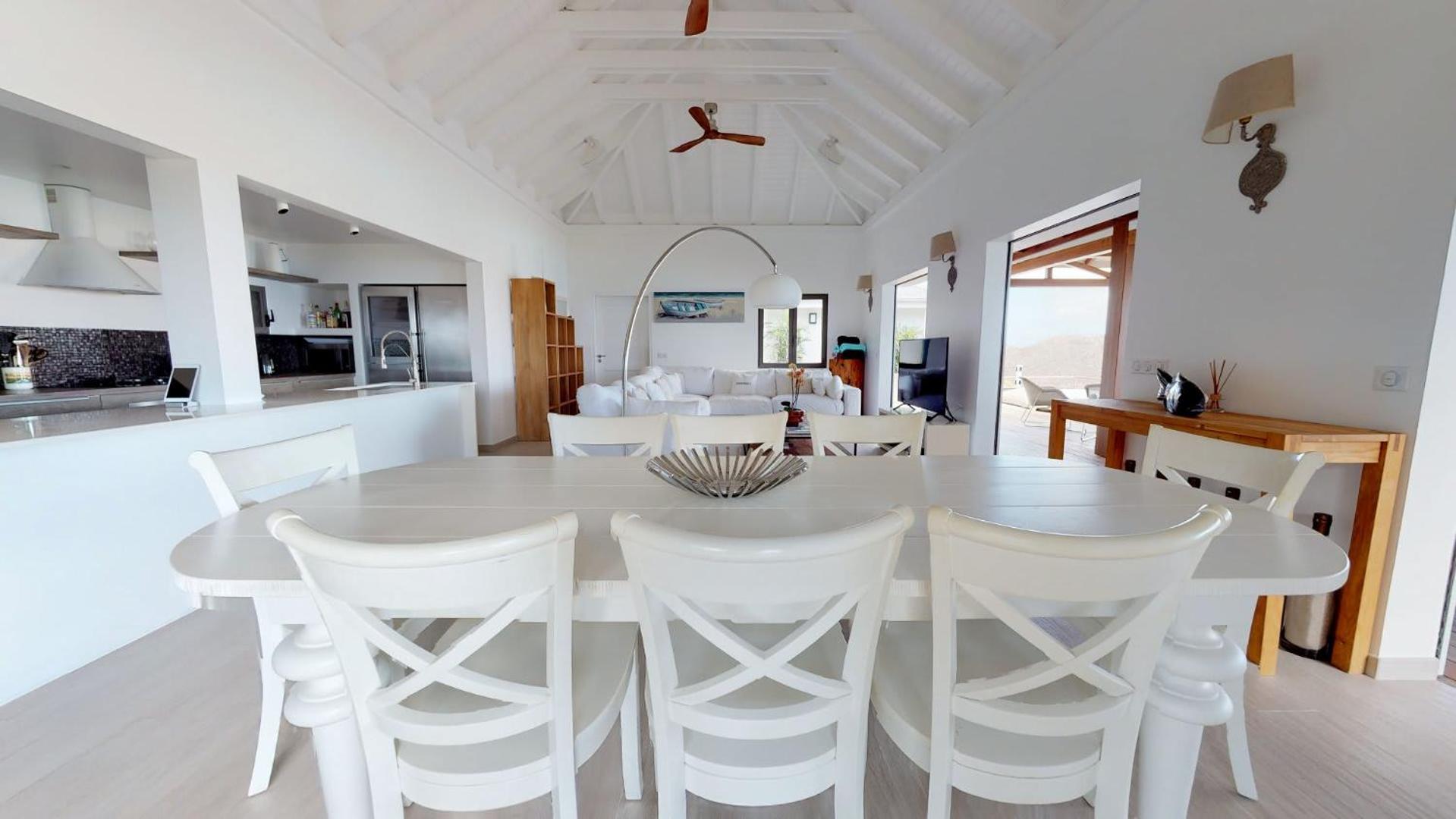 Villa Designed with Traditional Wooden Floors