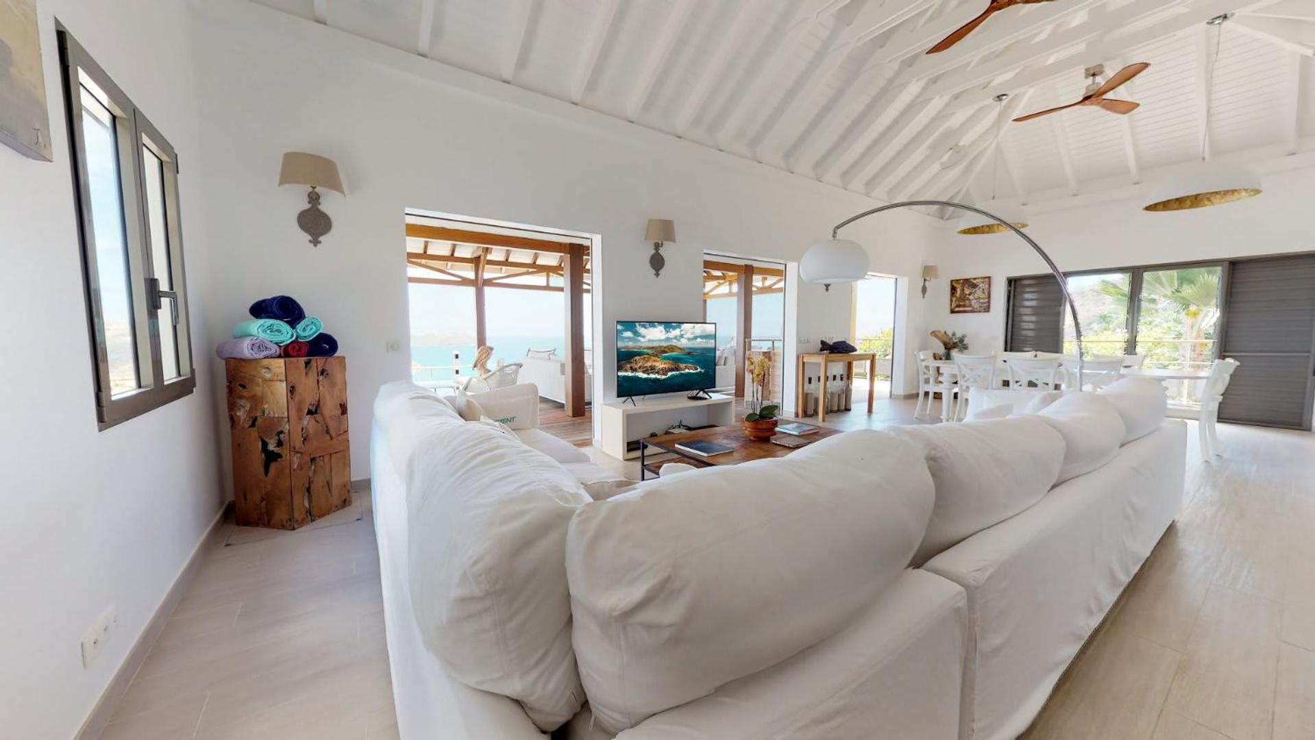 Villa Designed with Traditional Wooden Floors