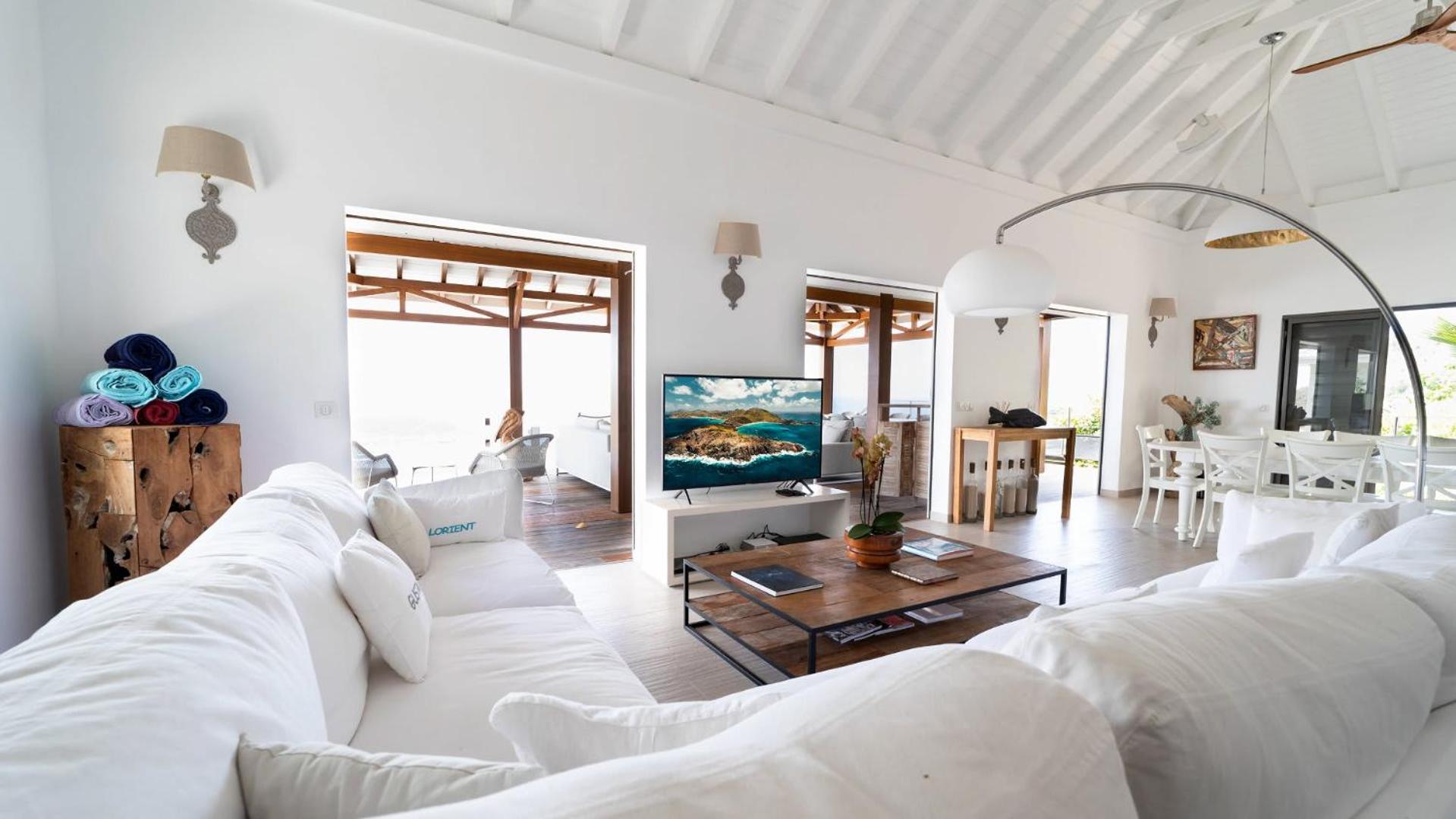 Villa Designed with Traditional Wooden Floors