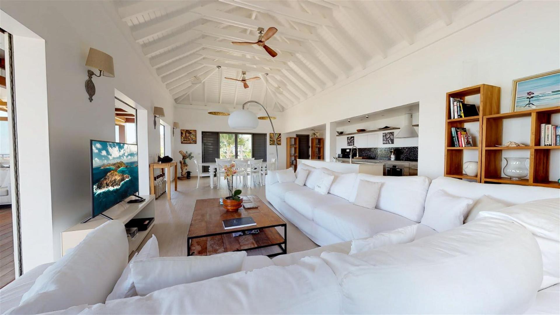 Villa Designed with Traditional Wooden Floors
