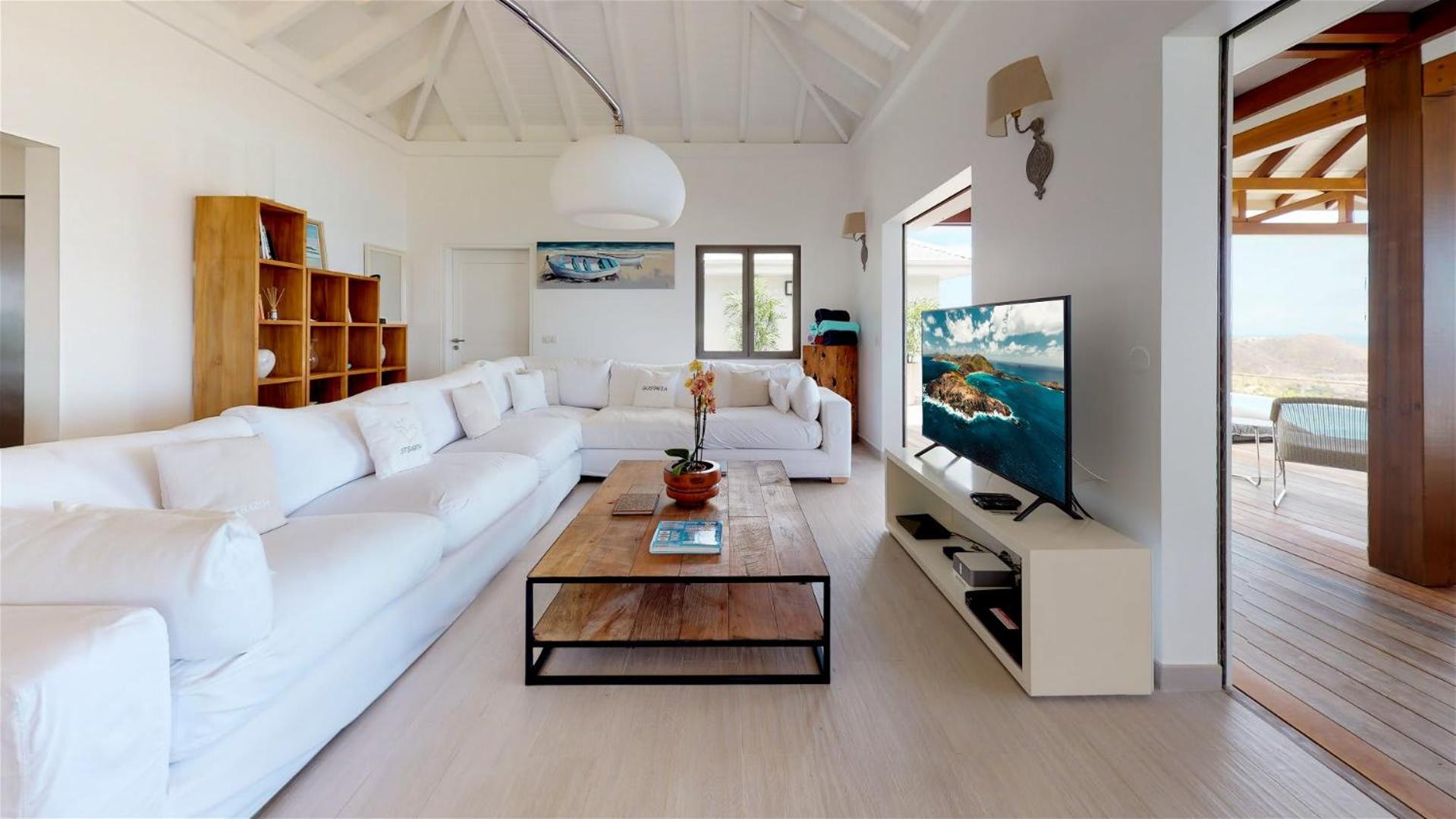 Villa Designed with Traditional Wooden Floors