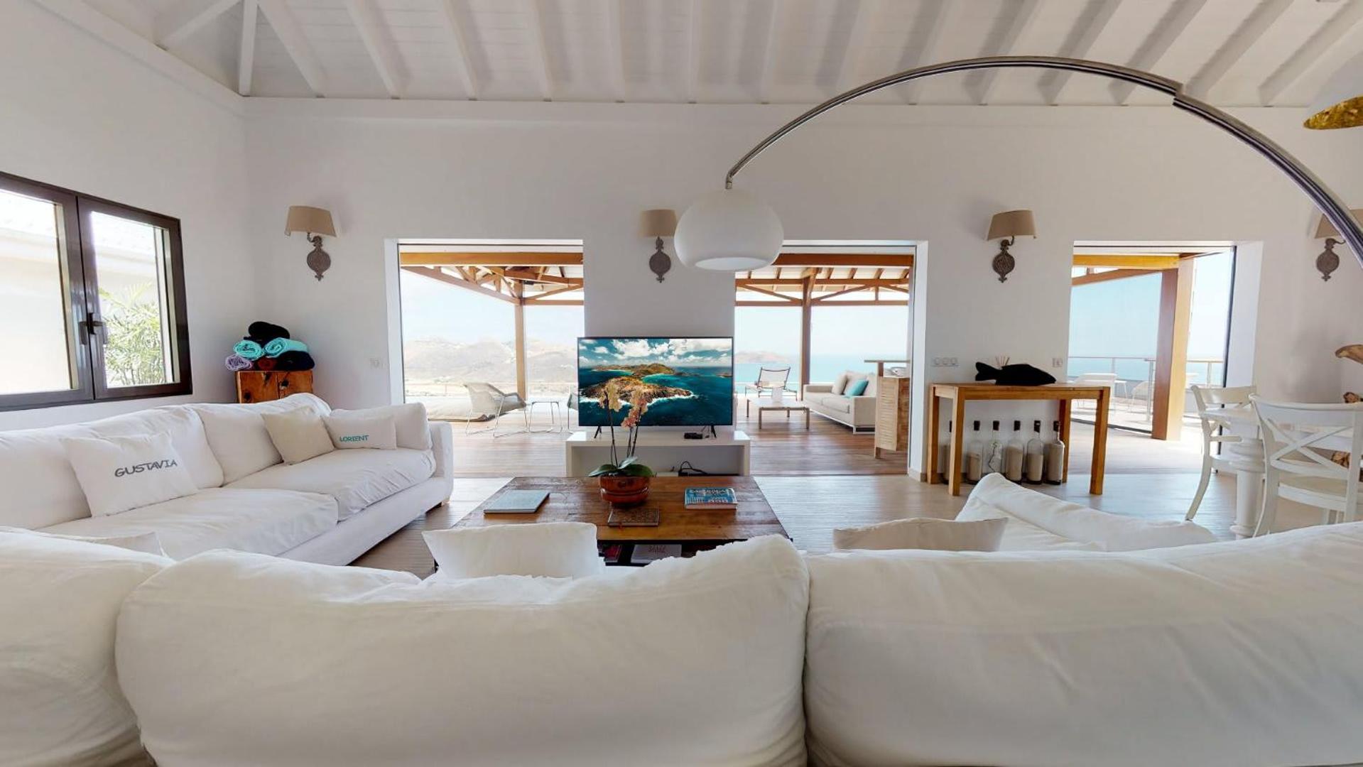 Villa Designed with Traditional Wooden Floors